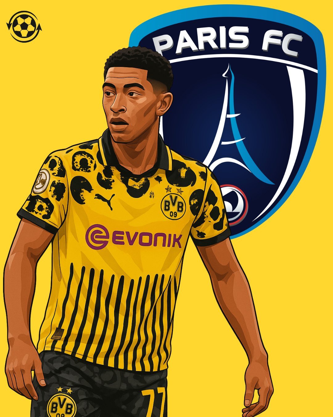 法甲  🚨多特蒙德中场球员乔布·贝林厄姆可能在效力仅五个月后离队，巴黎FC对他