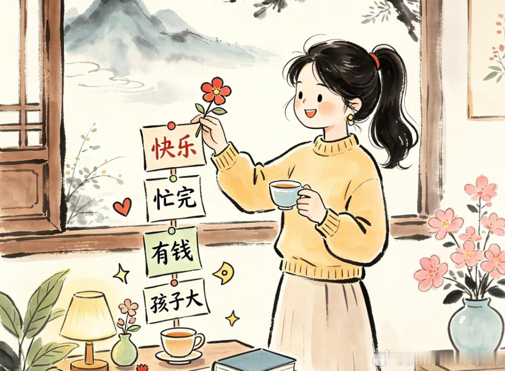 快乐是头等大事，你总把快乐排到最后 —— 等忙完、等有钱、等以后……可那些“等”