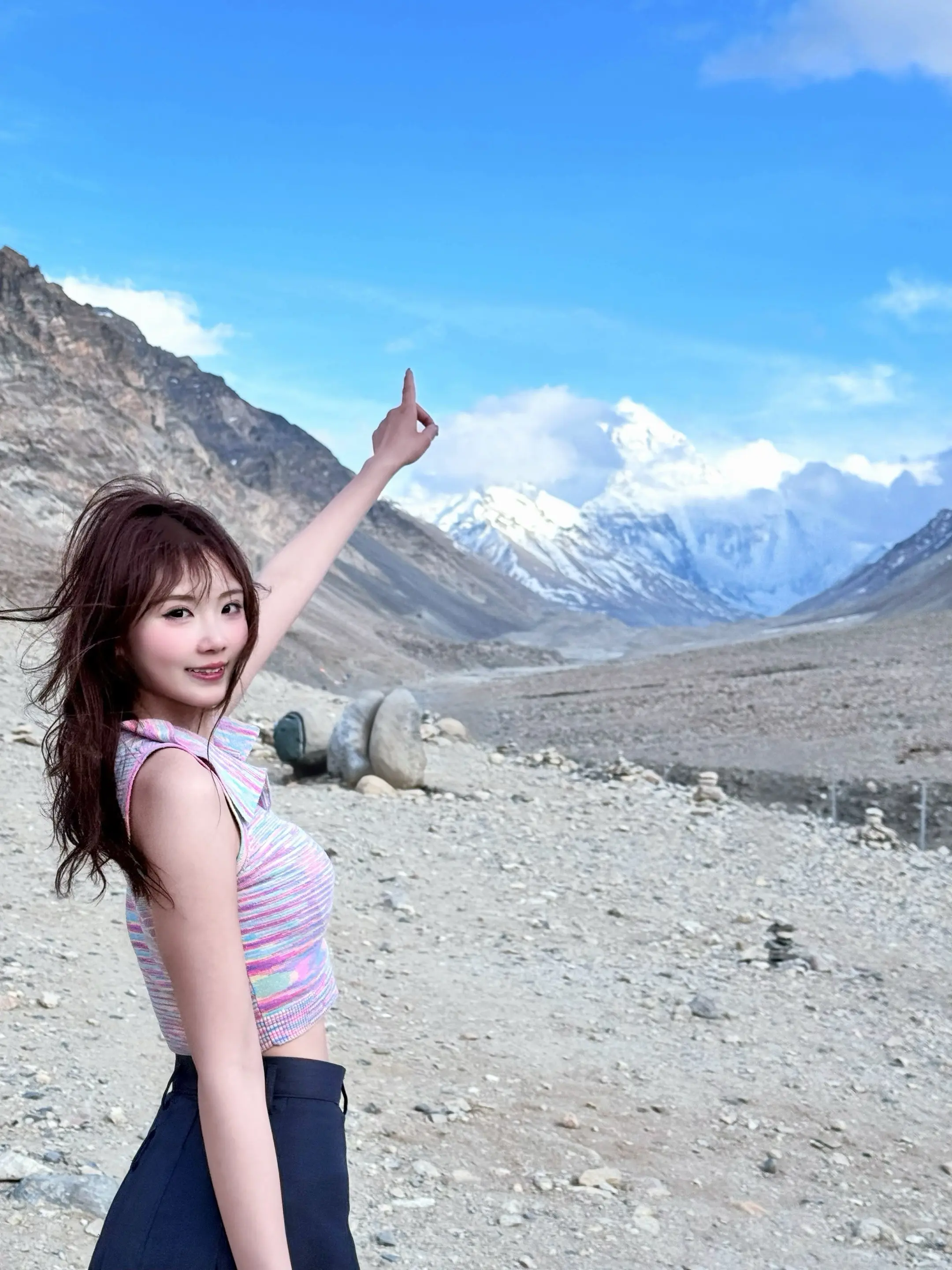 23岁，我终于站在了珠峰脚下🏔️。