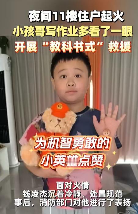 夜里10点，江苏泰州。一名10岁男孩写作业双眼酸胀，走到阳台透气。只是随意向外一