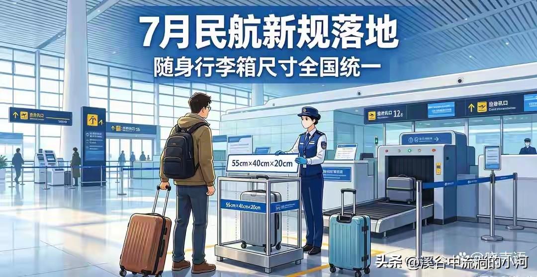 7月民航新规正式执行！别再迷信20寸登机箱，不少人登机口被拦花冤枉钱
 
不少旅