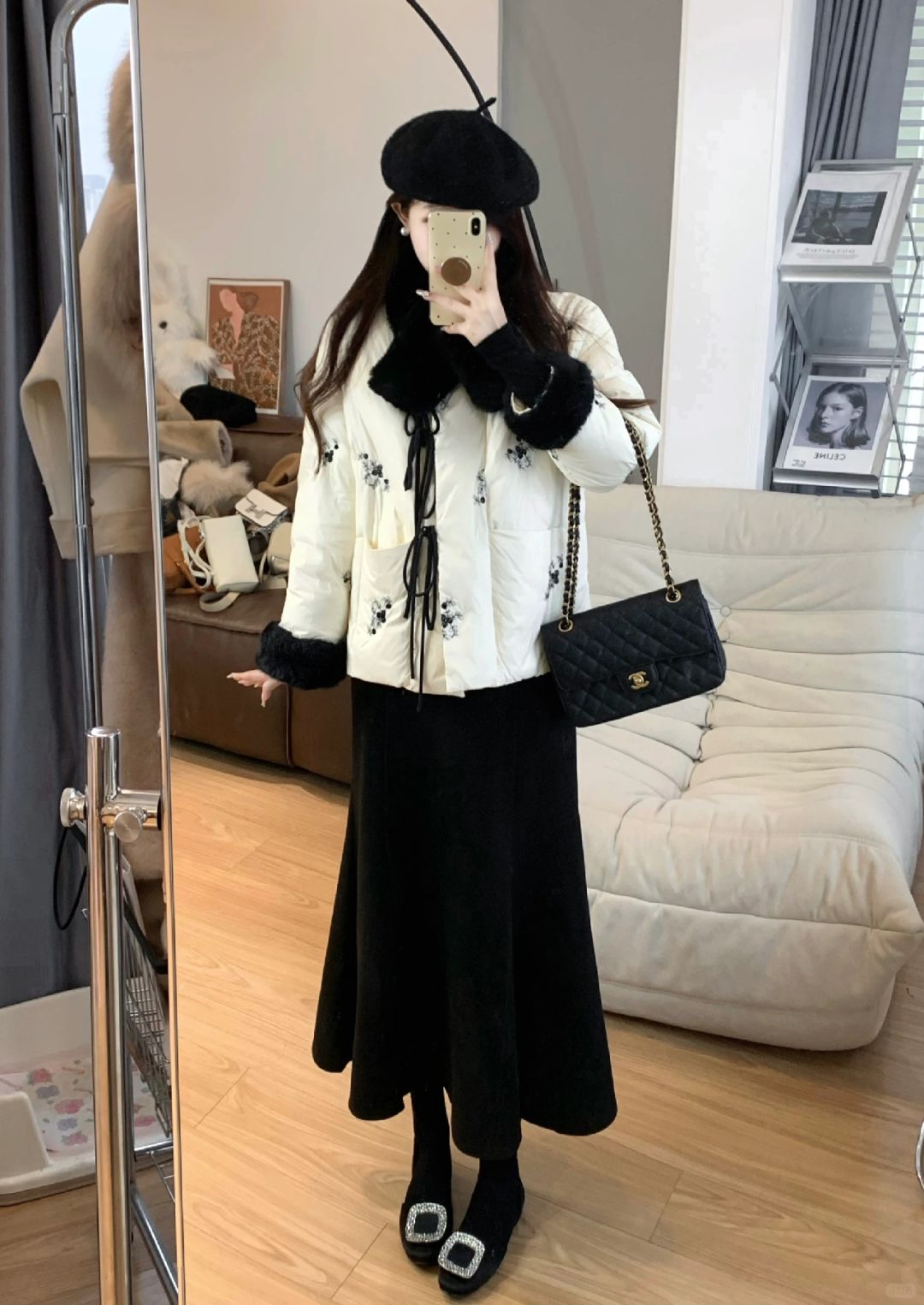 被这件新中式羽绒服美到了～
