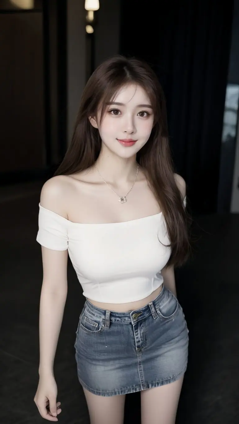 AI夜感人像 ai创作 原来ai写真可以这么美  谁拍谁好看 美出高级感
