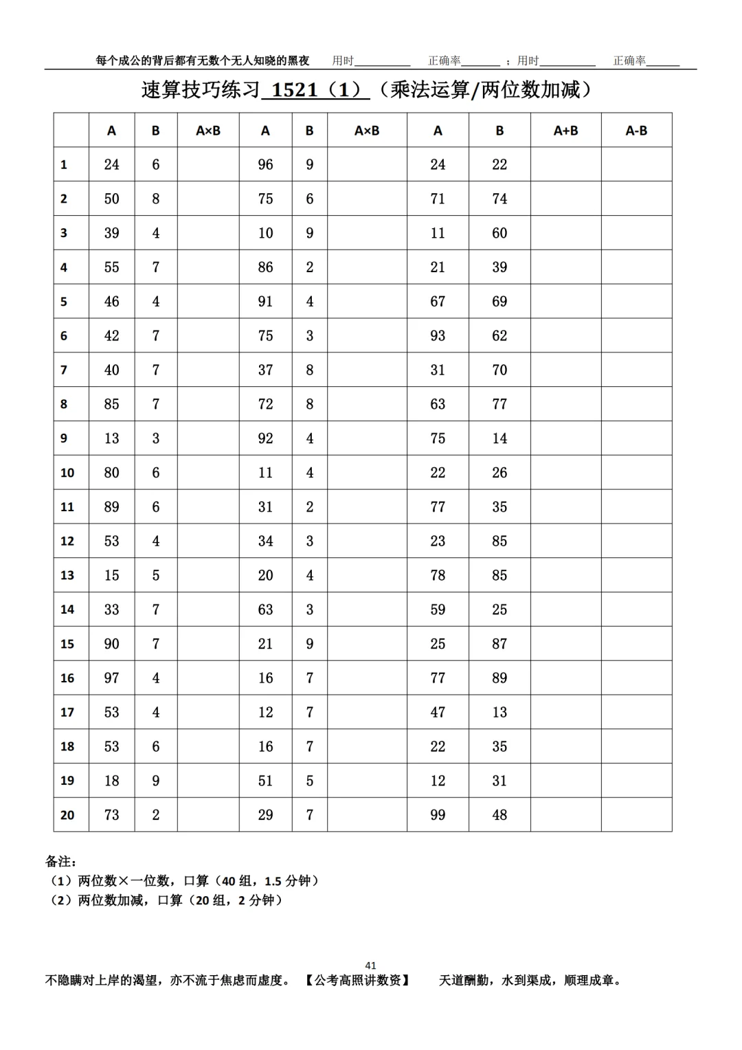 资料分析速算练习1521