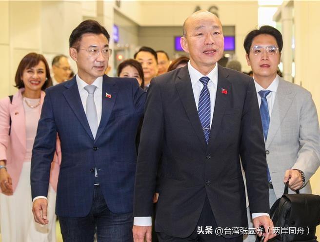 韩国瑜刚跑完欧洲，21日又要带跨党派民意代表去美国，明面上说是议会交流，明眼人都