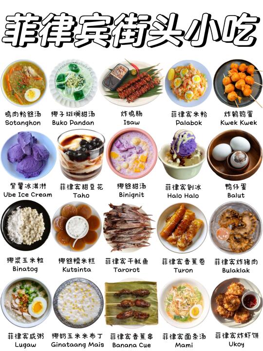 菲律宾人气街头美食有哪些❓