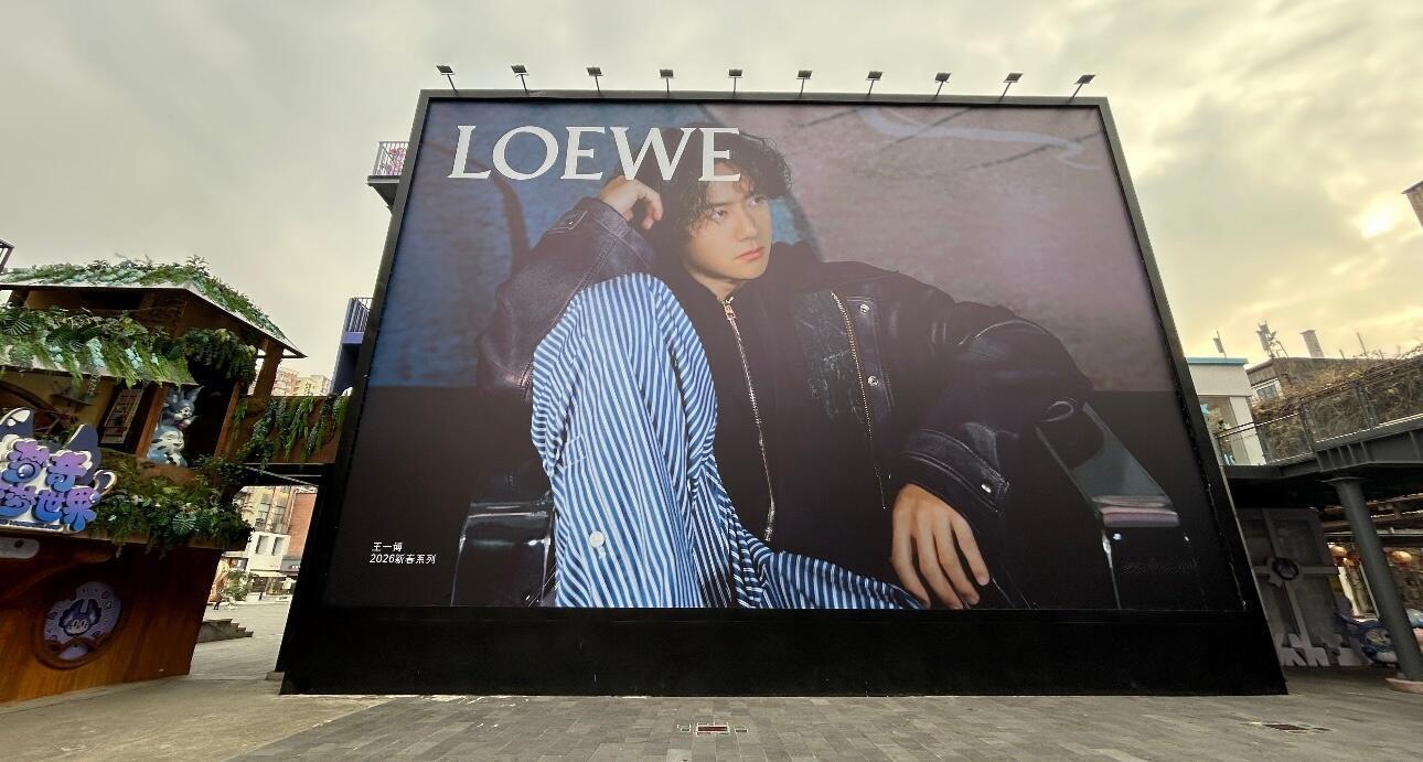 王一博LOEWE超大地广 