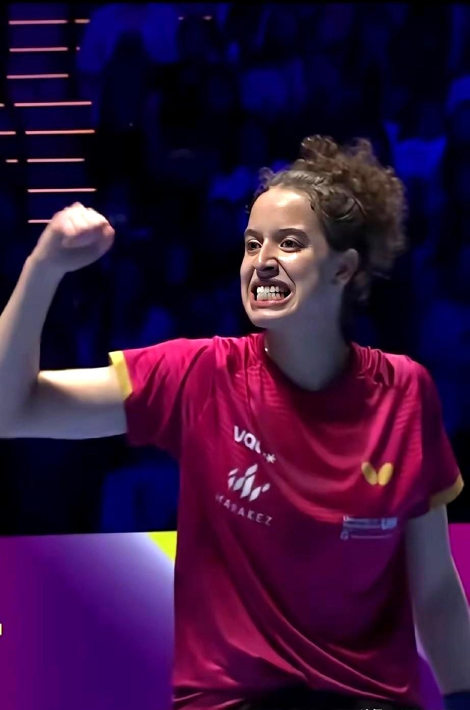 心脏真的受不了！就用余光瞄着比分看完了。

澳门世界杯，孙颖莎打埃及18岁小将汉