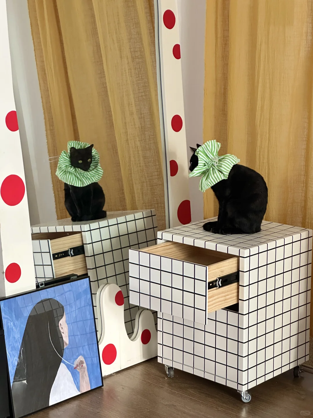 客厅布置丨小猫咪和我都表示很满意🏠