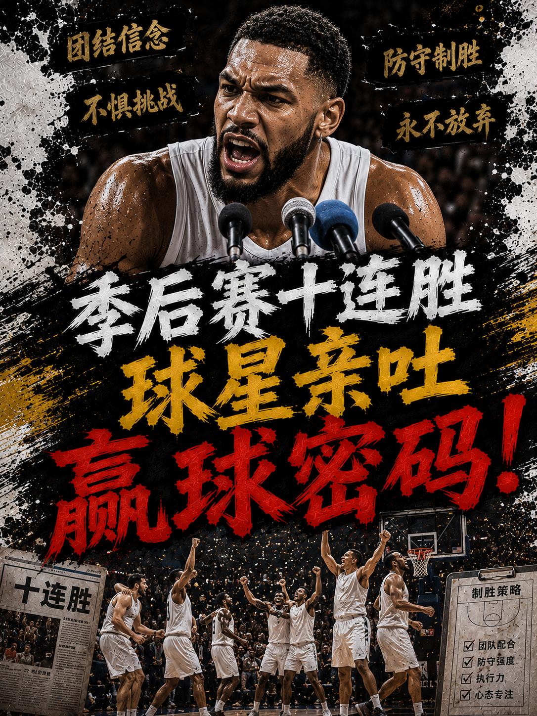 季后赛十连胜的根源找到了？赢球的真相彻底曝光！根据尼克斯小前锋阿努诺比在近期节目