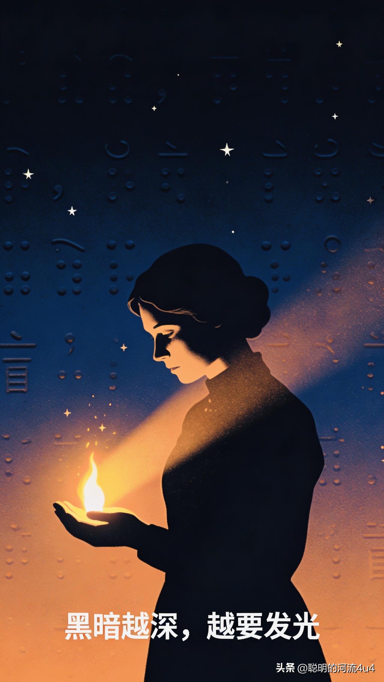 “风会吹灭蜡烛，却能让火越烧越旺——你要做的，是成为那团火。”

风呼啸着扑来，