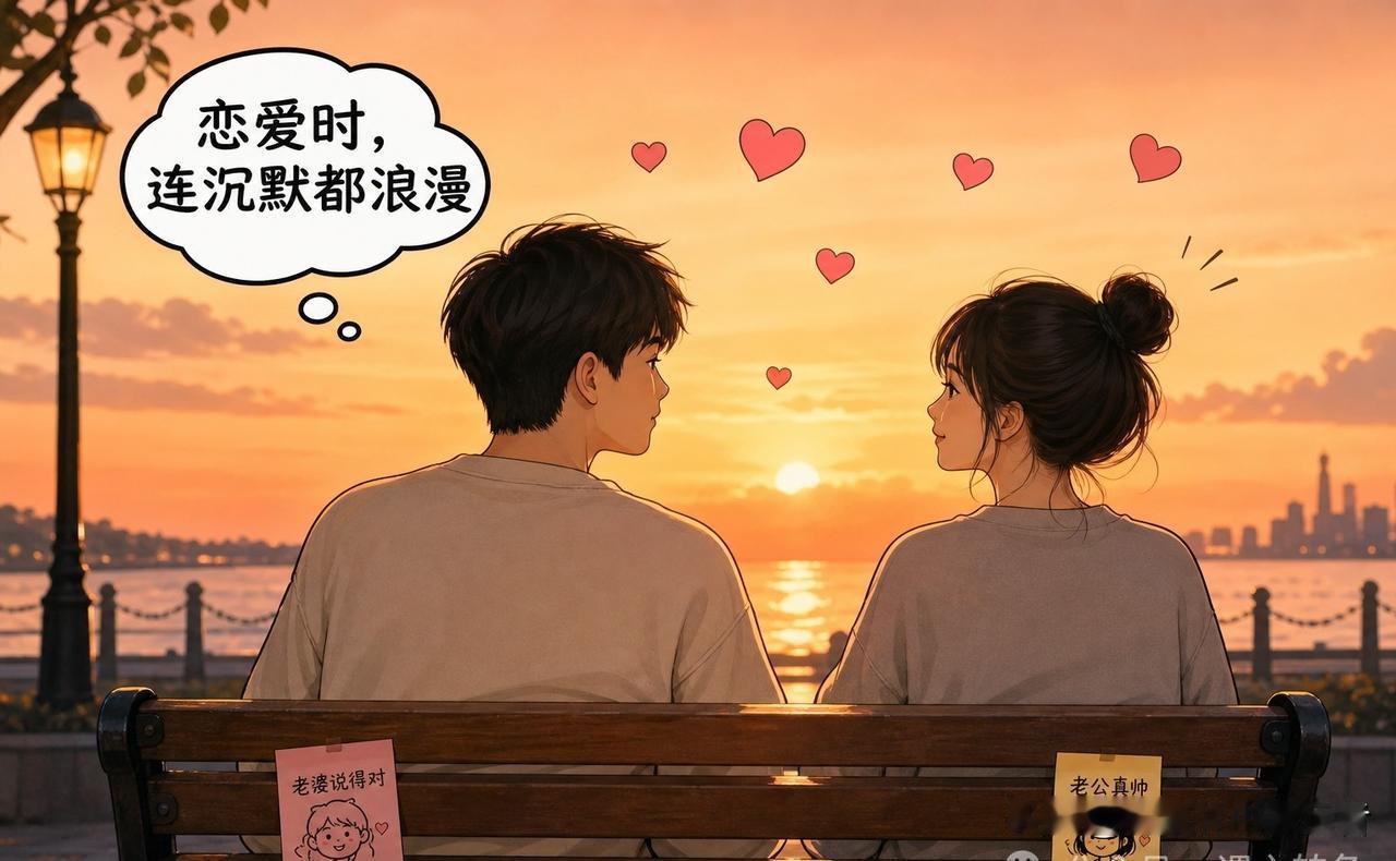 趣味漫画：恋爱沉默婚后沉默夫妻日常 夫妻漫画对话