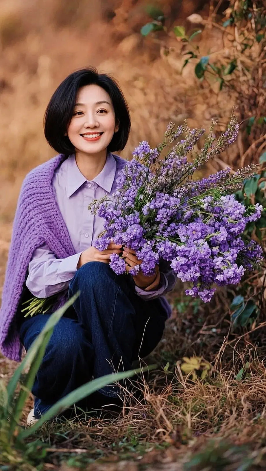 秋日氛围感自拍