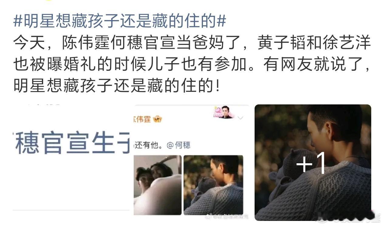 说反了，恰恰是空穴未必无风，如果有传言说某某明星有个孩子，一般都是真的明星想藏孩