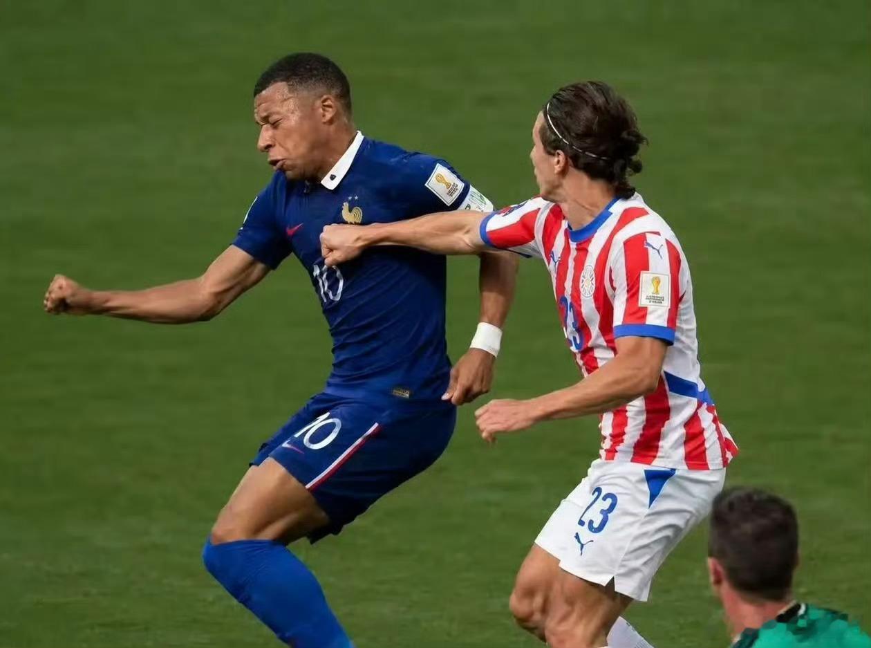 2026年7月5日世界杯1/8决赛，法国1-0淘汰巴拉圭。赛后姆巴佩回应全场粗野