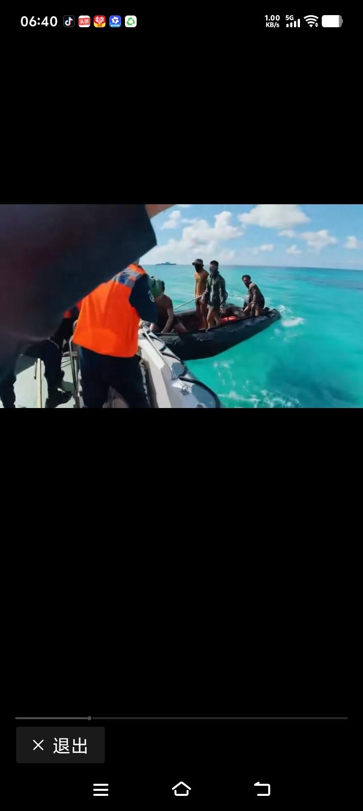 就这两把刷子，还敢寻衅滋事，简直是以卵击石，毕竟撞得头破血流！

中国领海绝不允