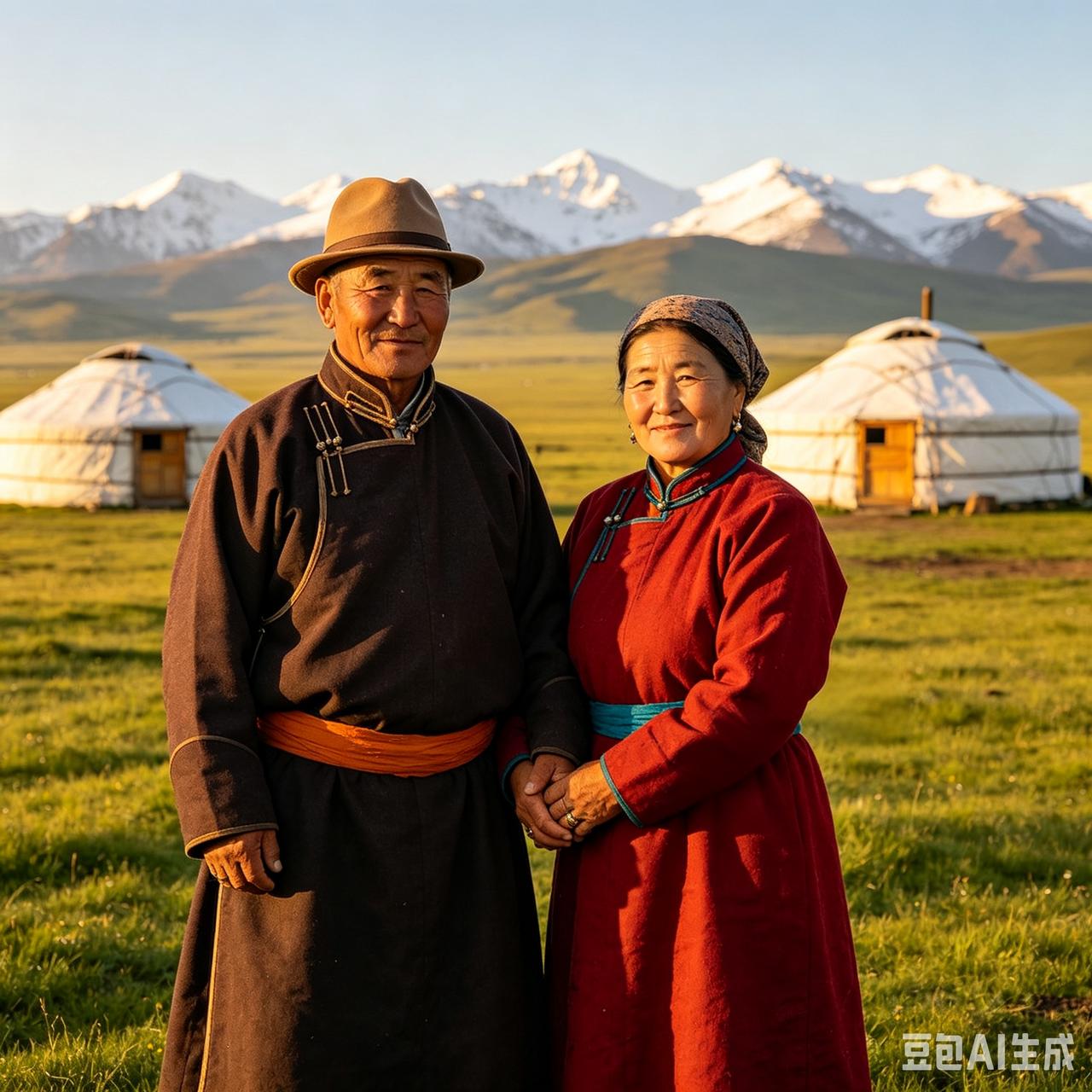 草原夫妻吵了一辈子，却牵手到白头：这才是爱情最真实的样子
 
辽阔的草原上，风吹