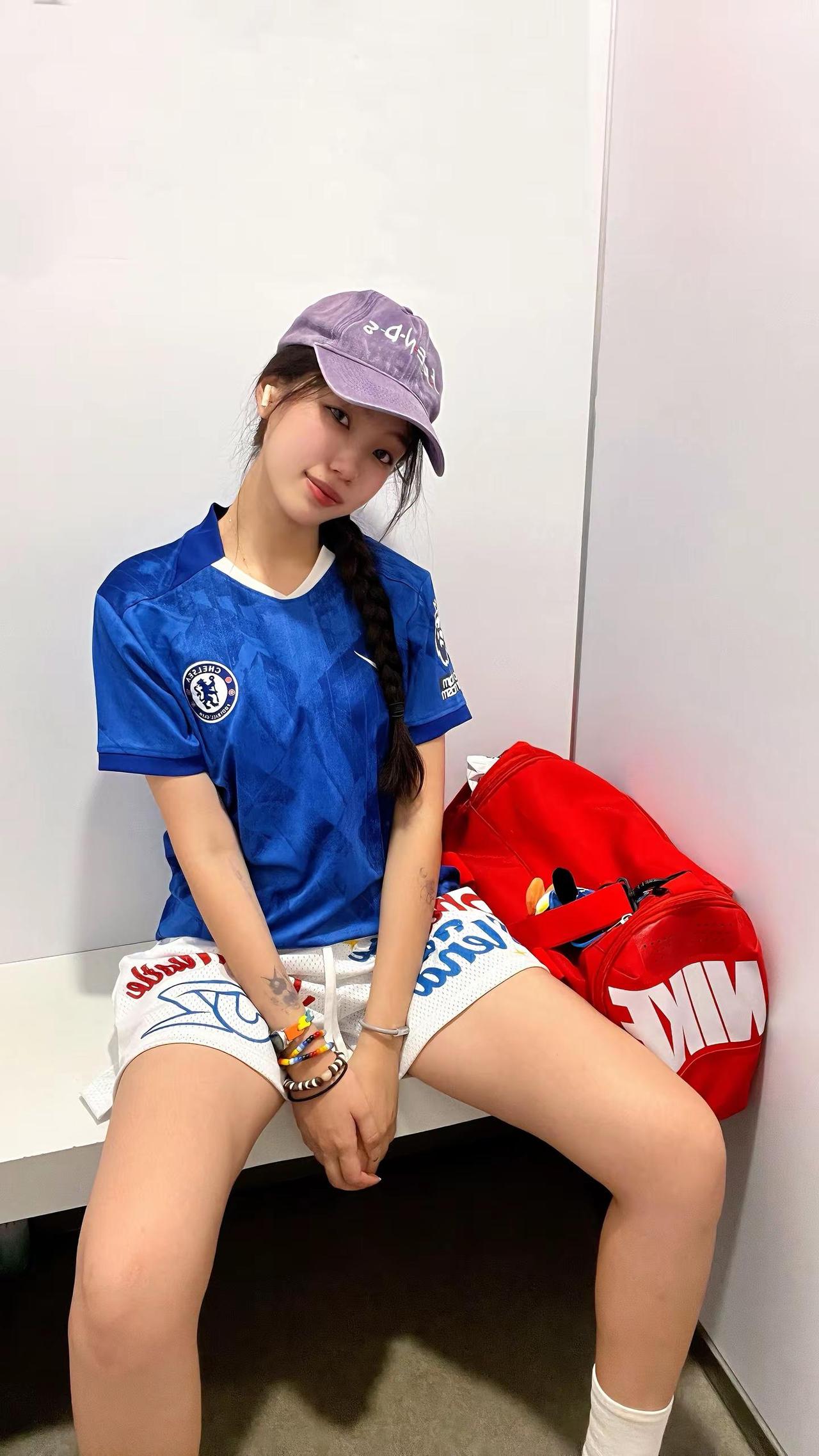 终于有空健身啦。球衣ootd 穿搭