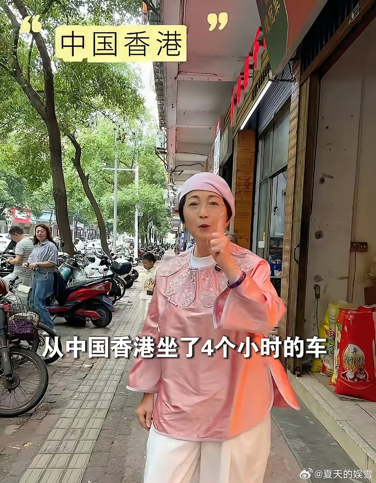 “石榴姐”苑琼丹说自己从中国香港到汕头坐了4个小时的车，就为了来吃狮头鹅。不少网