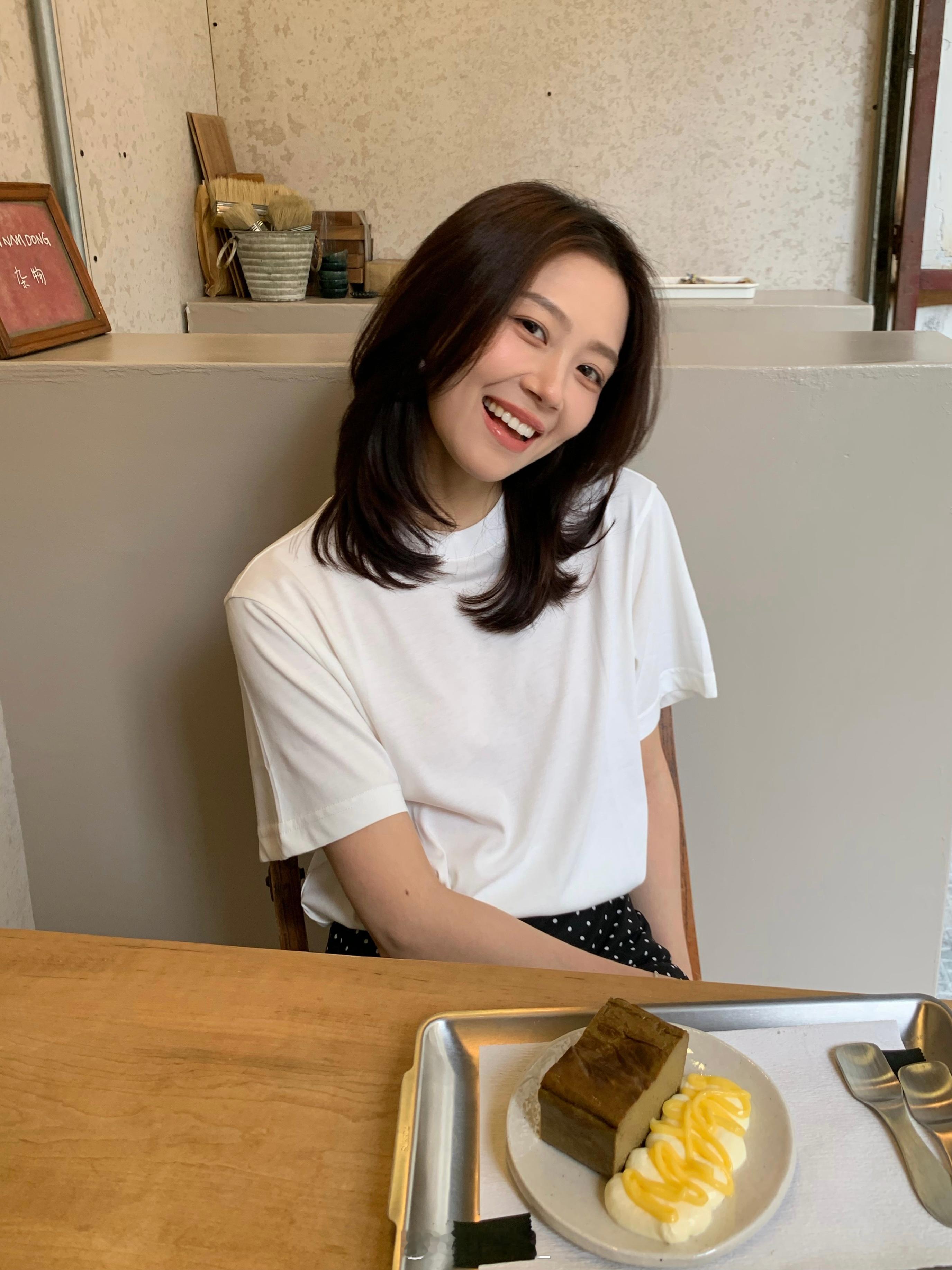 吃了块柚子培茶🍰 