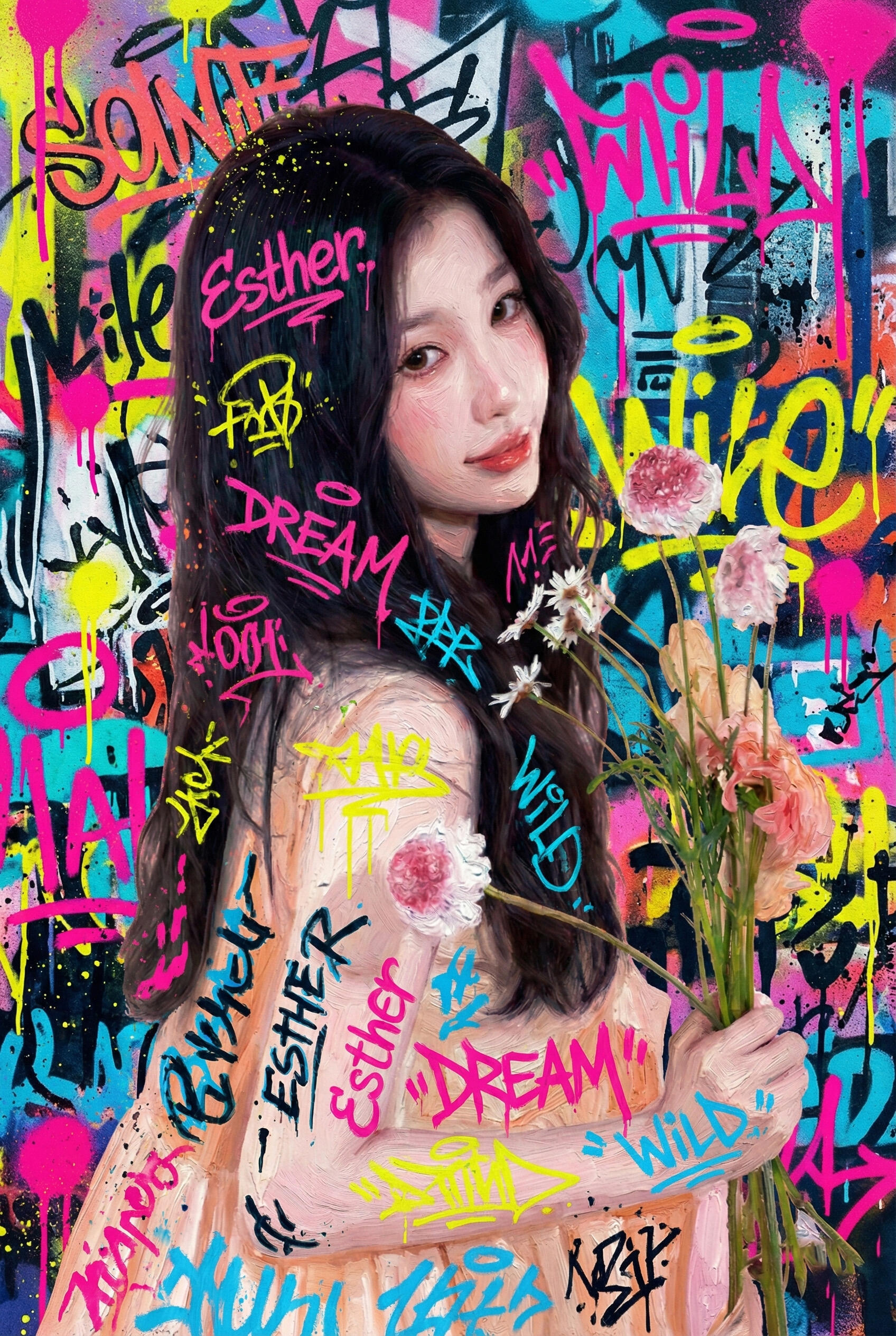 一位美术老师画的虞书欣是恬静又温柔的邻家女孩❗️