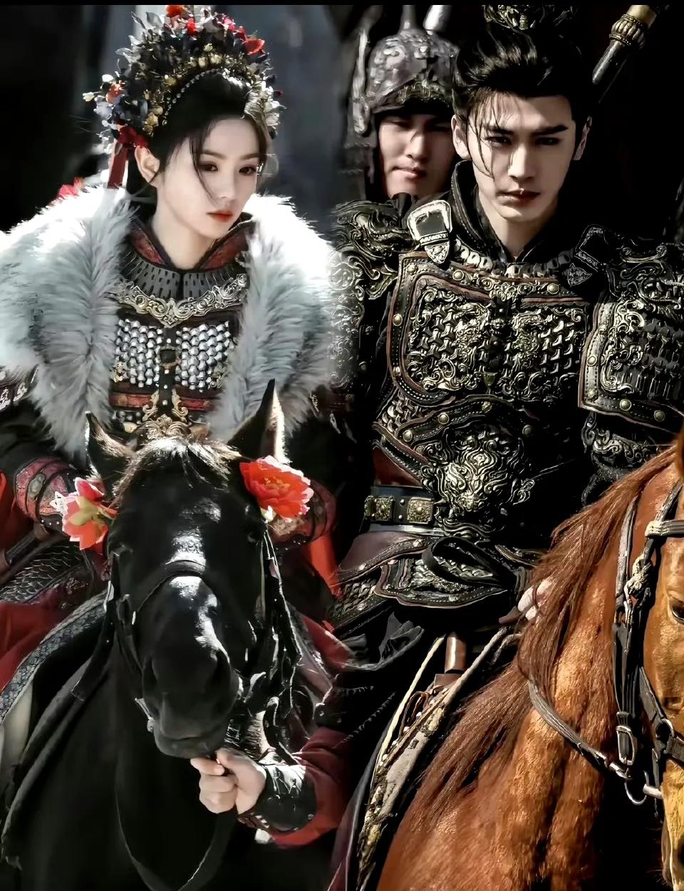 田曦薇《逐玉》樊长玉铠甲造型封神！红衣高马尾飒爽利落，玄甲金纹暗藏凤羽龙鳞，彻底