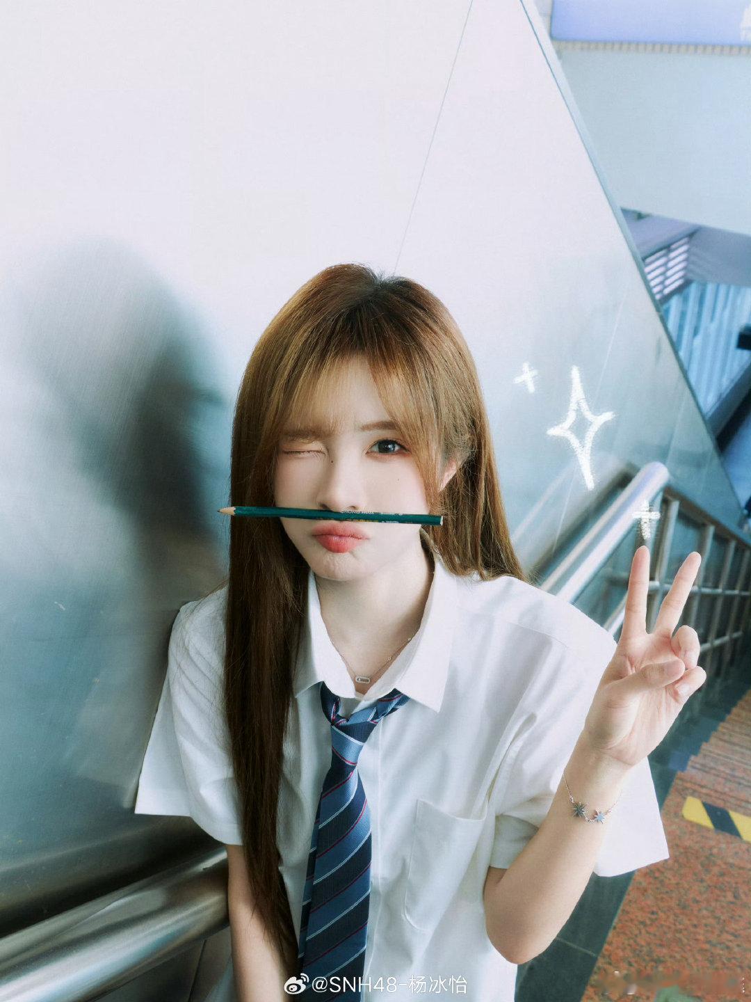 杨冰怡总选连续两年第一杨冰怡第1 杨冰怡总选连续两年第一 SNH48总选