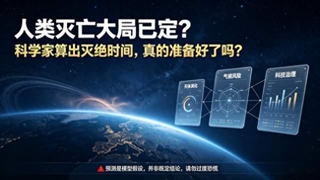 人类灭亡大局已定？科学家算出灭绝时间，真的准备好了吗？