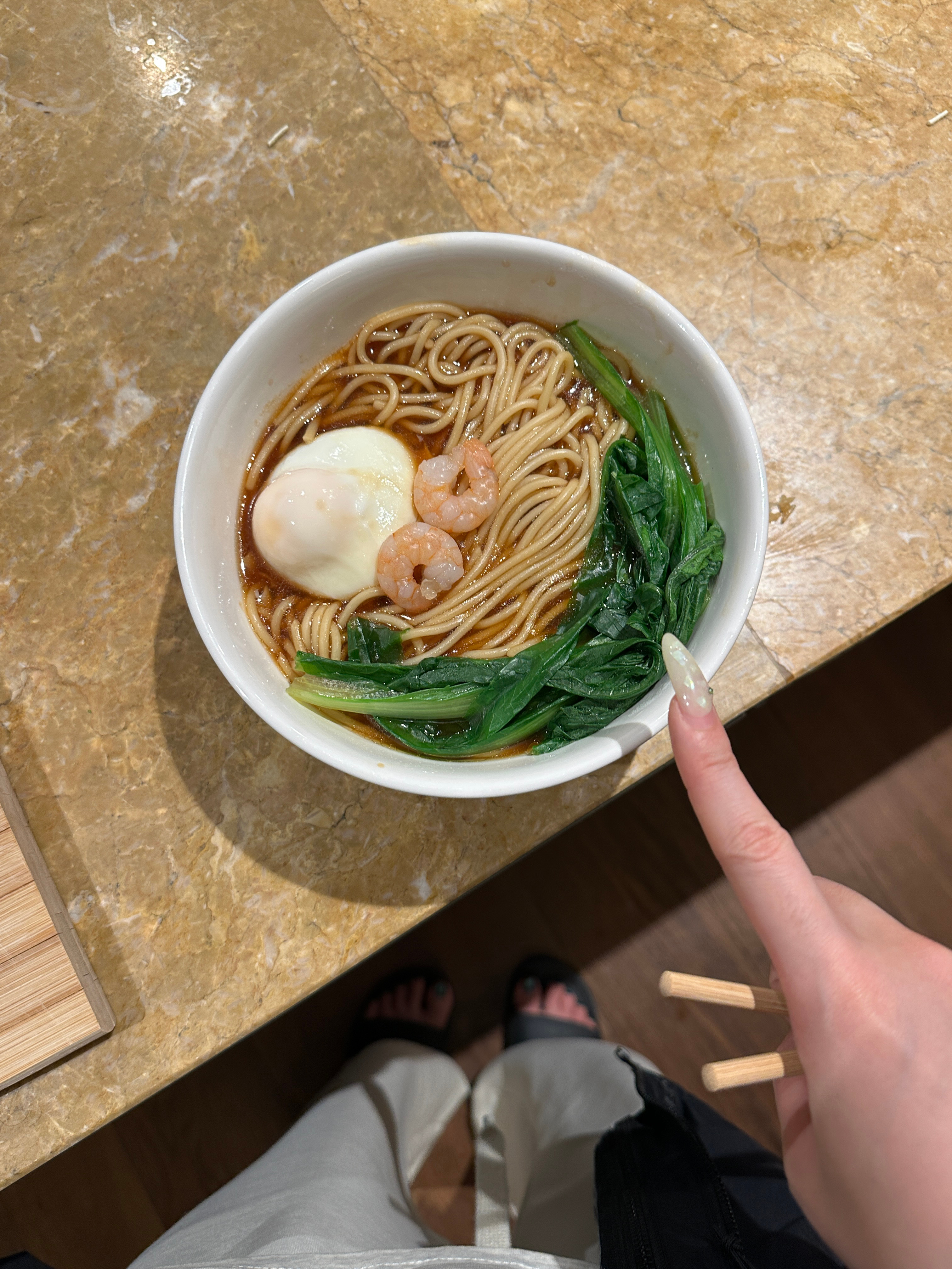 自己做的清汤面被迫健康饮食后每天体重都在掉…就当正好减肥了^_^ 