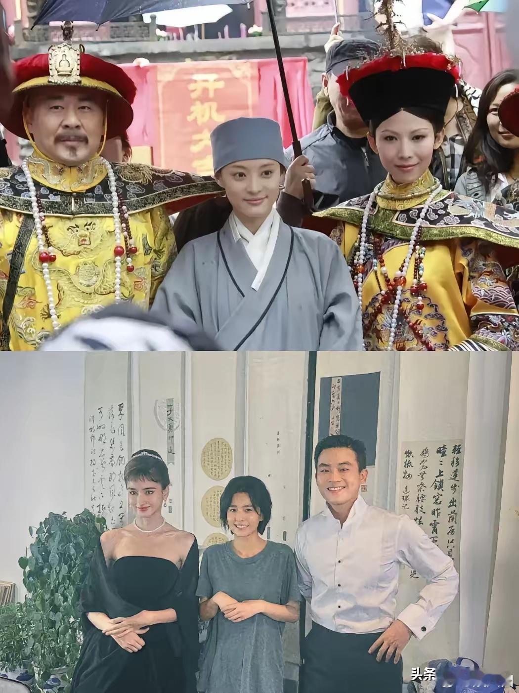 是谁想到把这两张图拼一起的啊哈哈哈哈太有梗了，（衣服对上 站位对上）北上vs甄嬛