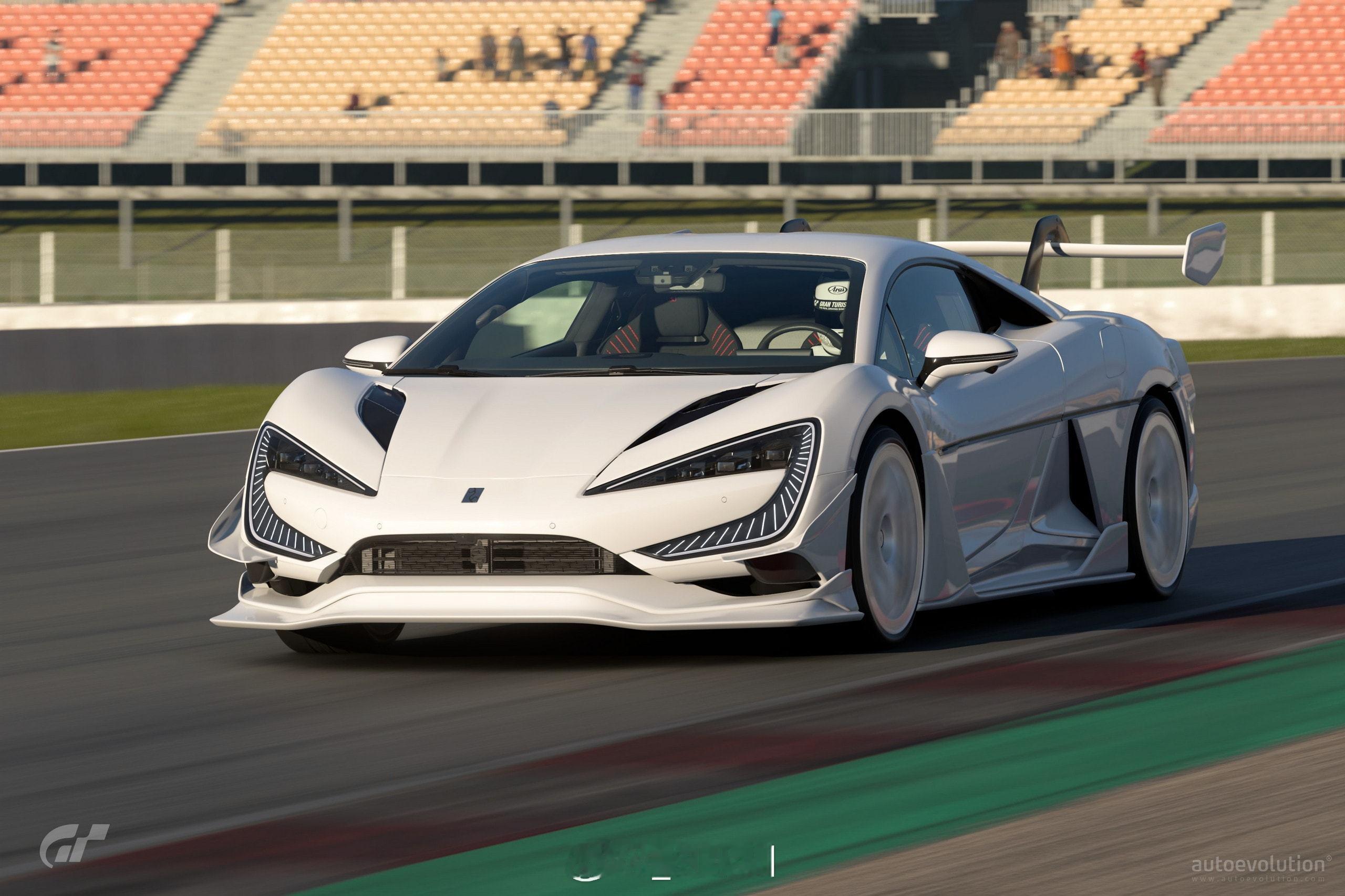 仰望U9 仰望U9在Gran Turismo 7游戏中的车照，非常帅