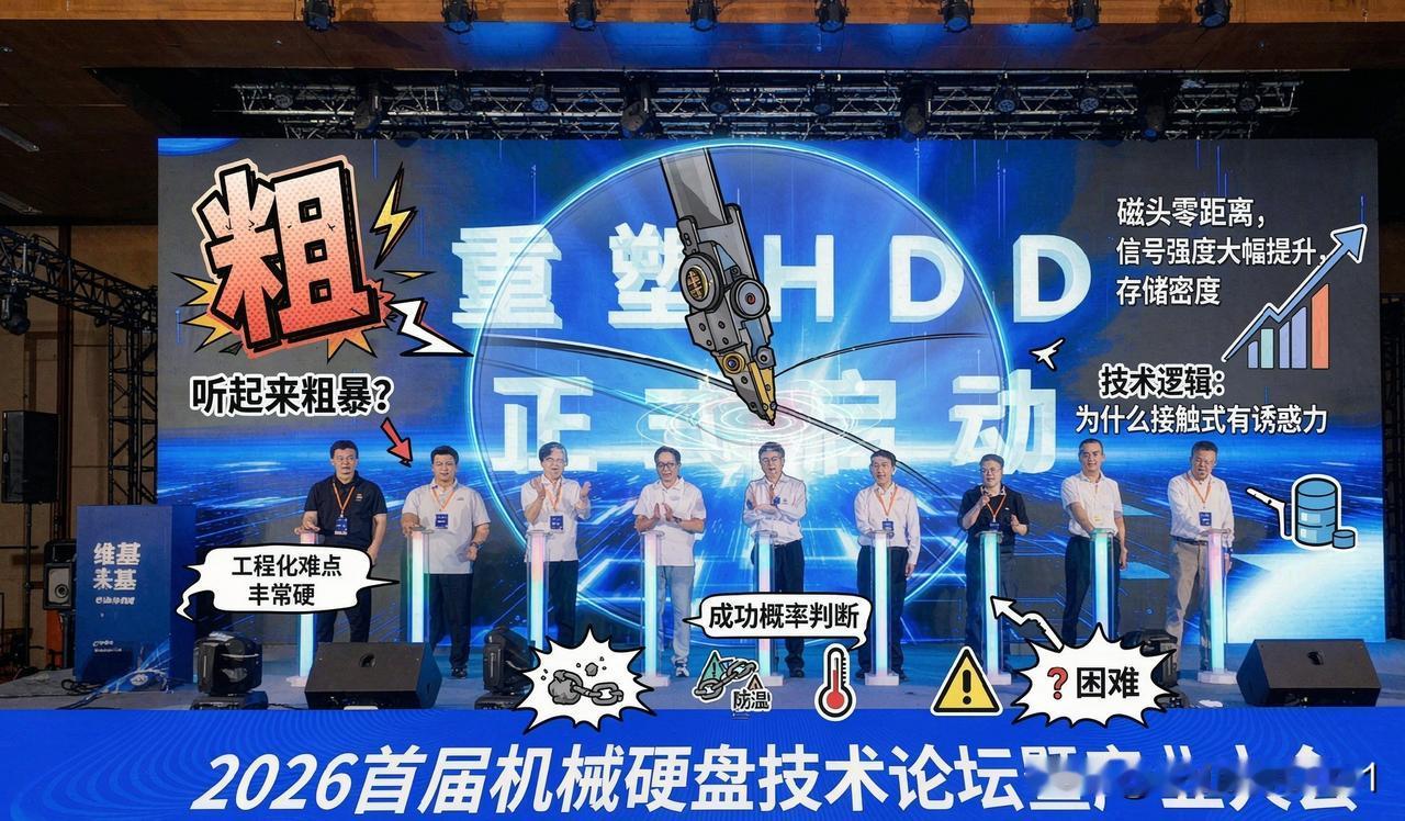 中国的国产机械硬盘有大用，能不能成在此一举。这事儿听着像“拿磁头直接蹭盘片”，挺