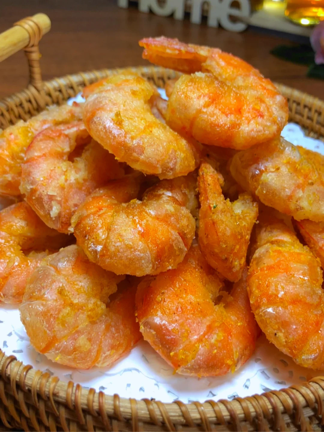 超简单美味的香酥椒盐虾，真的好吃😋