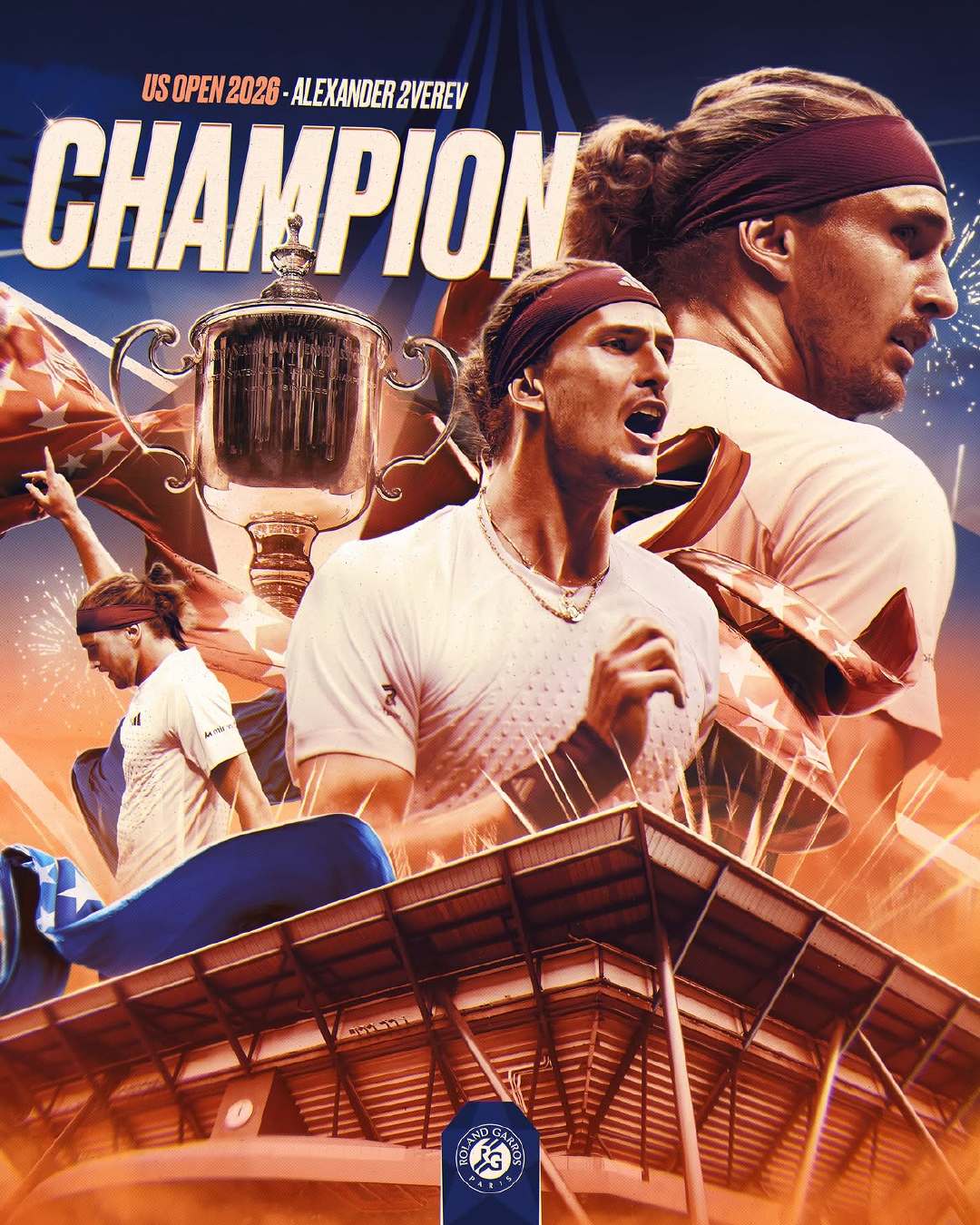 ALEXANDER 2VEREV❗️欢迎加入“二”满贯俱乐部 👏再次恭喜Sac