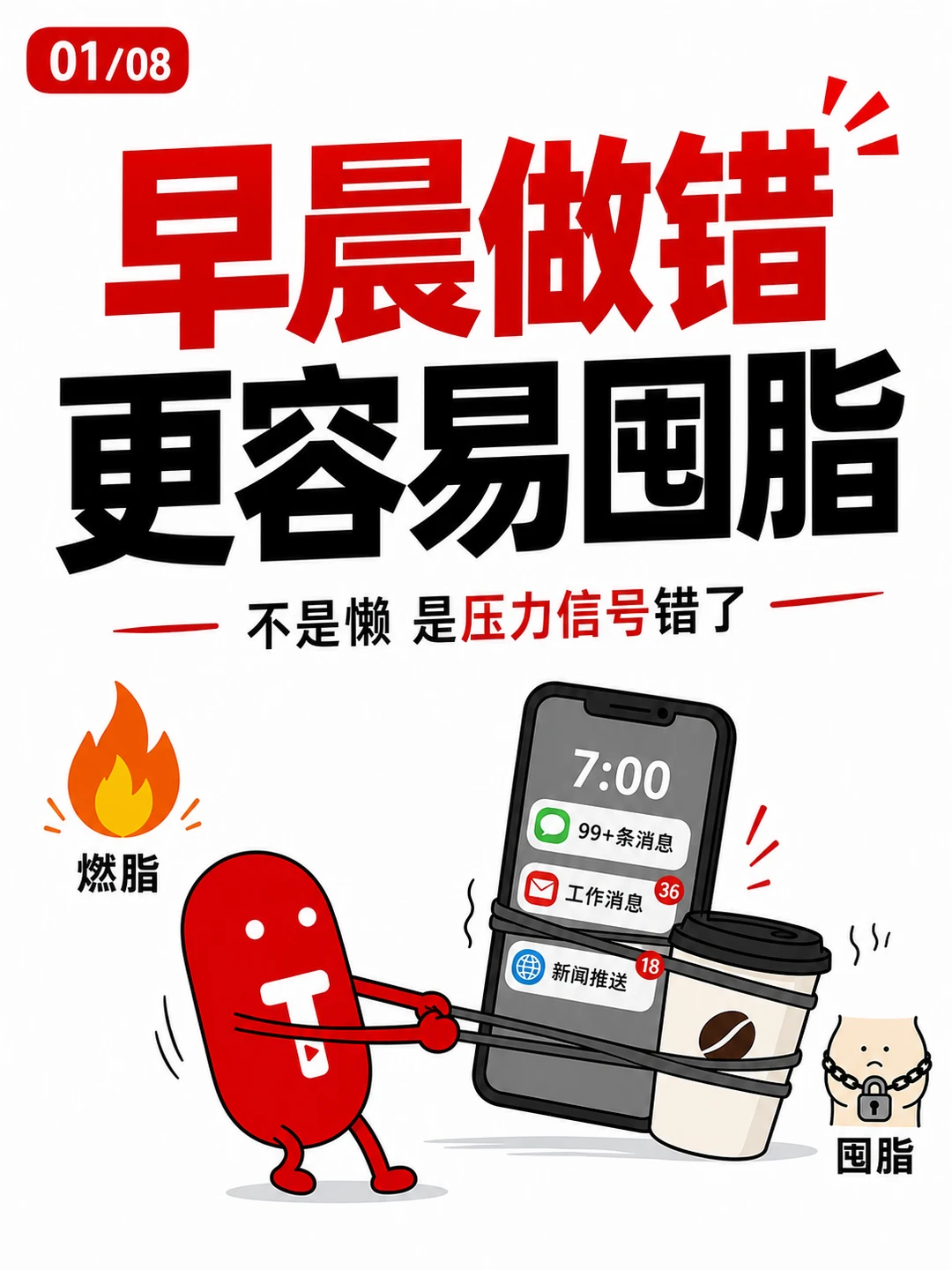 早晨做错，比少吃更容易囤脂