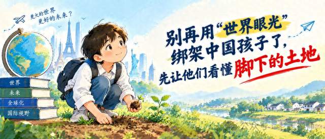 别再用"世界眼光"绑架中国孩子了，先让他们看懂脚下的土地