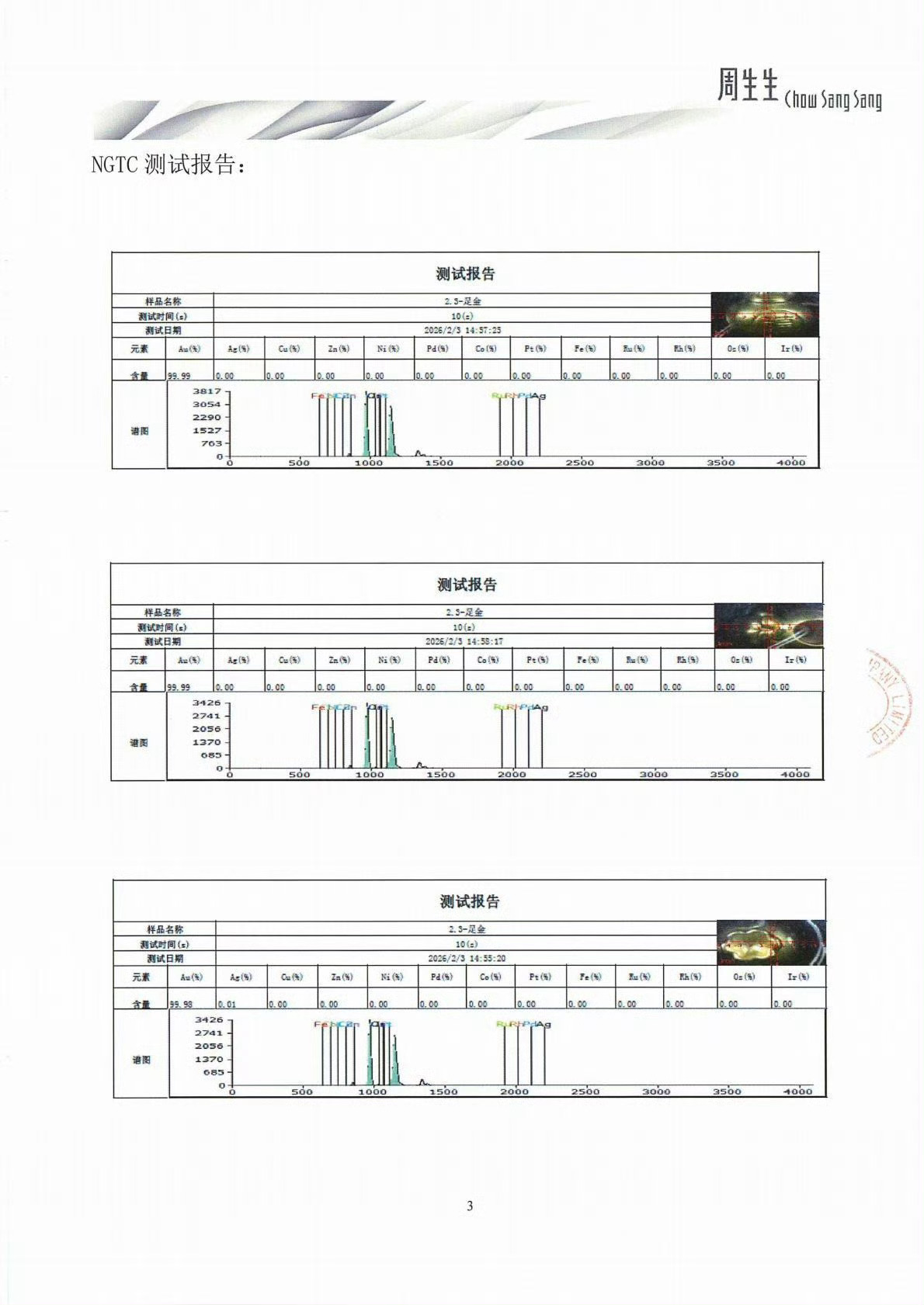 近日，消费者李女士购买的周生生足金福袋挂坠，佩戴一天后出现刮花和白色痕迹，自行光