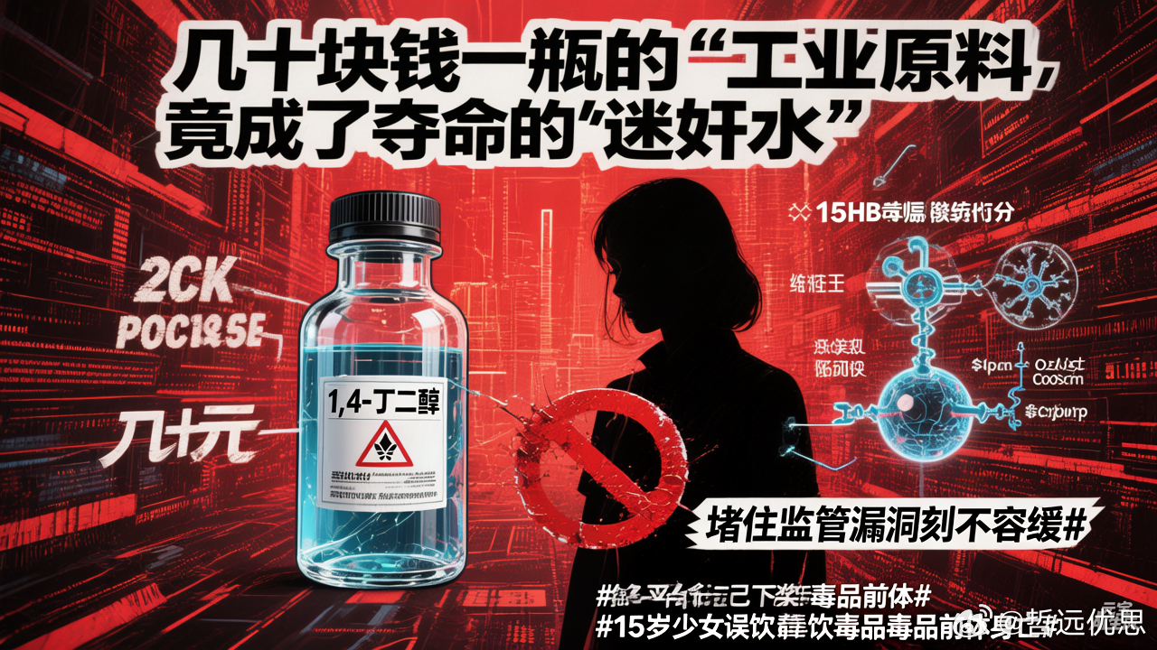 几十块钱一瓶的“工业原料”，竟成了夺命的“迷奸水”？近日，《奇葩说》辩手罗淼爆料