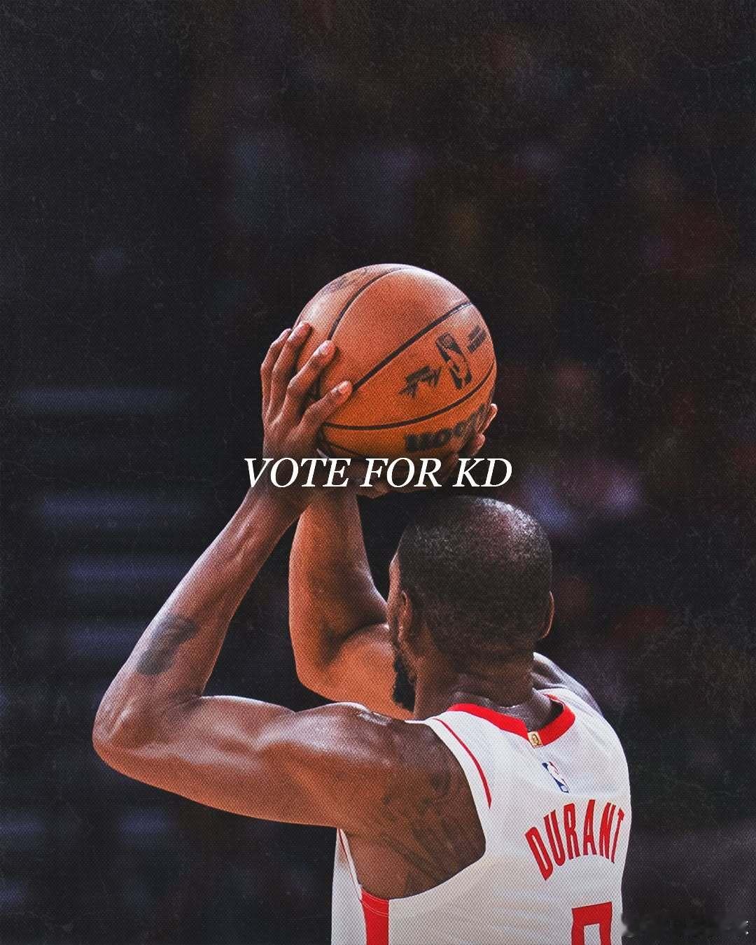 给杜兰特全明星投票