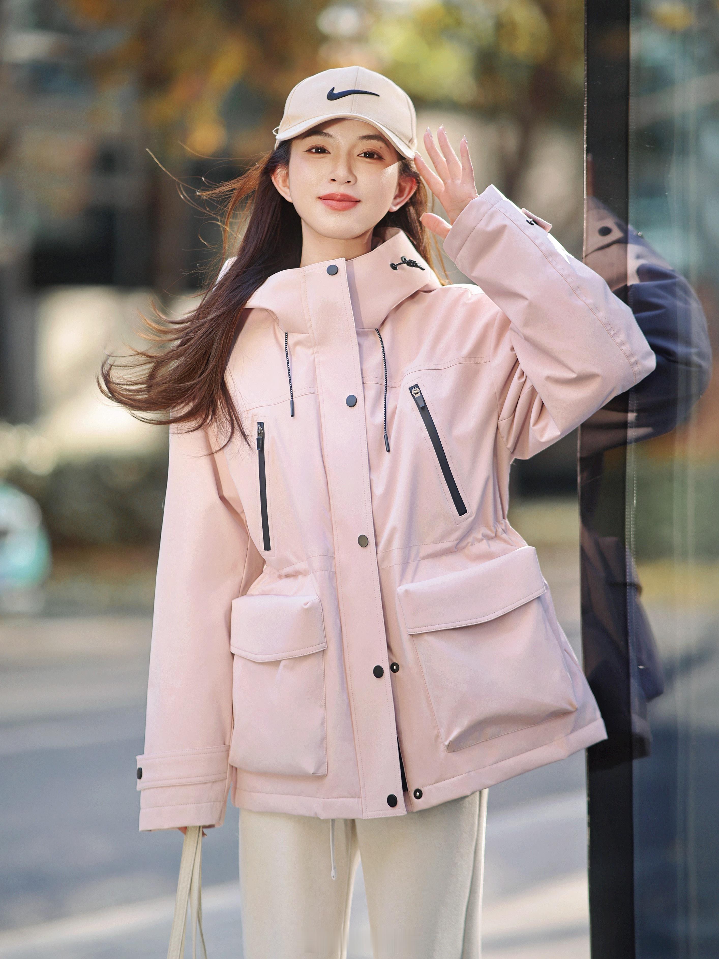 今天！我要为鹅绒冲锋衣打call！高充绒90白鹅/生活防水外壳暖暖暖到家啊姐妹们