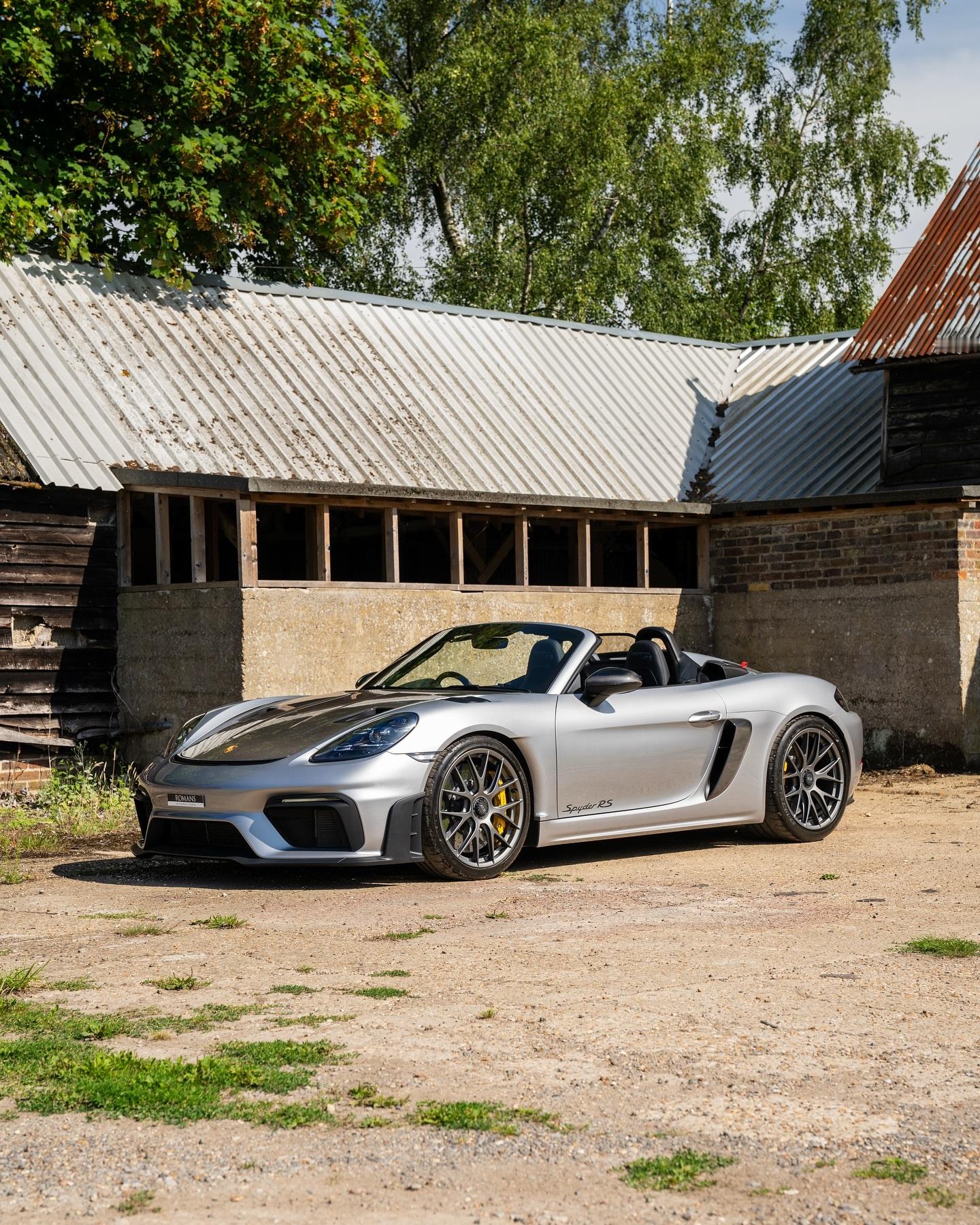 Porsche 718 Spyder RSGT Silver Metallic 