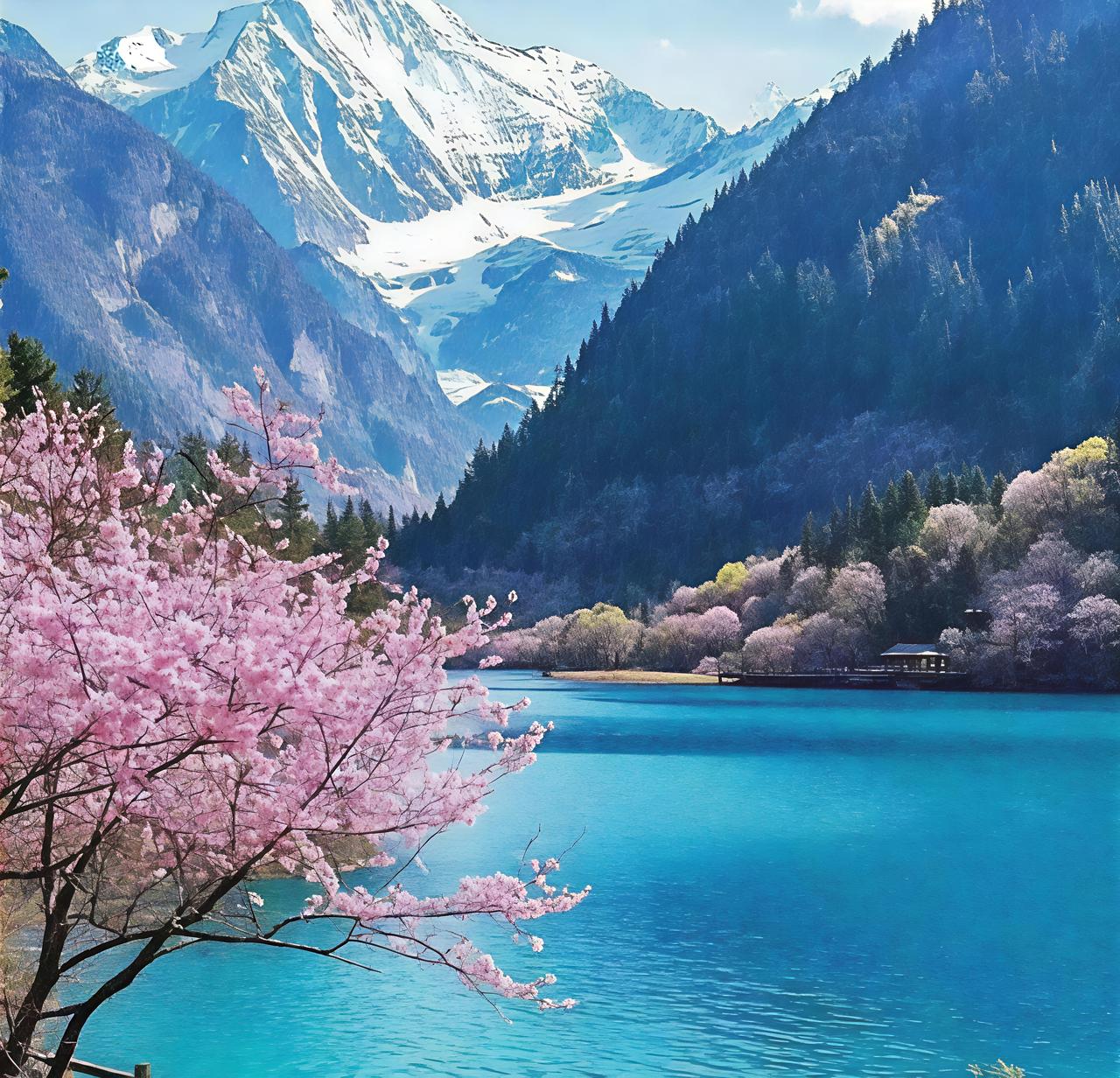 仙境般的九寨沟,你们喜欢吗?
当然喜欢九寨沟？翠海、雪峰、彩林、溪流交织成绝美画