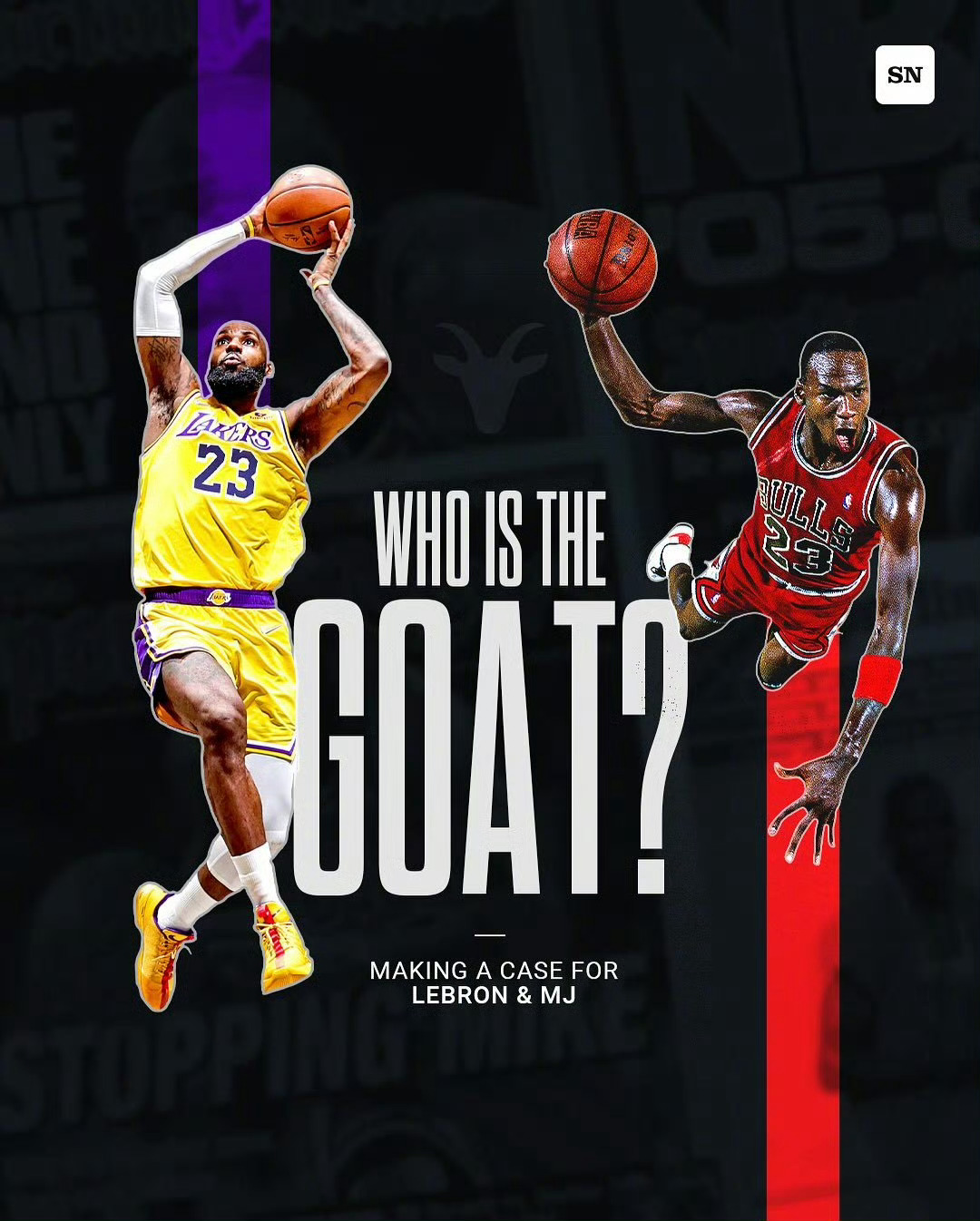 骑士詹姆斯我的观赛搭子 你觉得谁是你的GOAT🐏 ？ ​​​