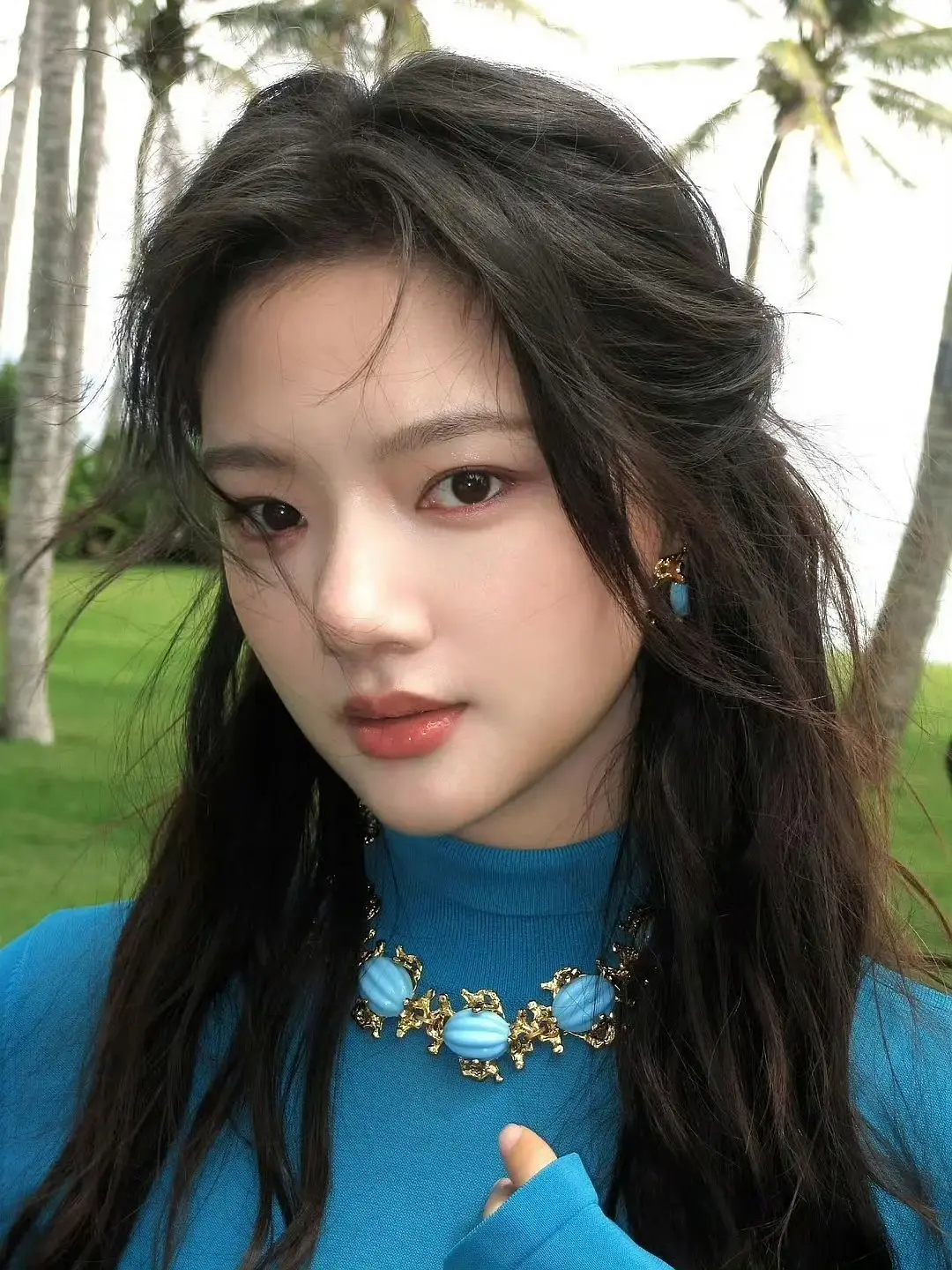 任敏自己的拍照水平真的很可观，这也太美了 