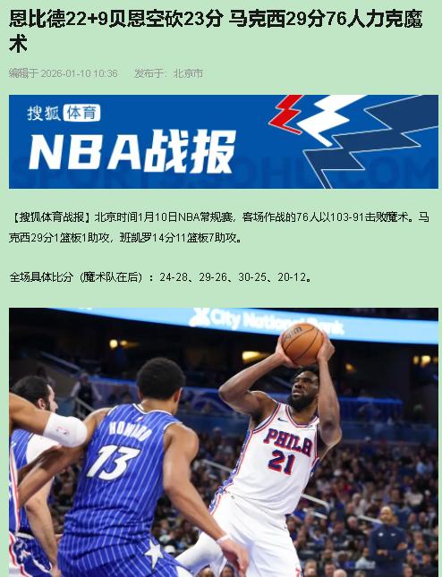 看完这场球，真堵得慌。魔术输这几分，面上还行，但心里明白——根儿上的问题，一点没