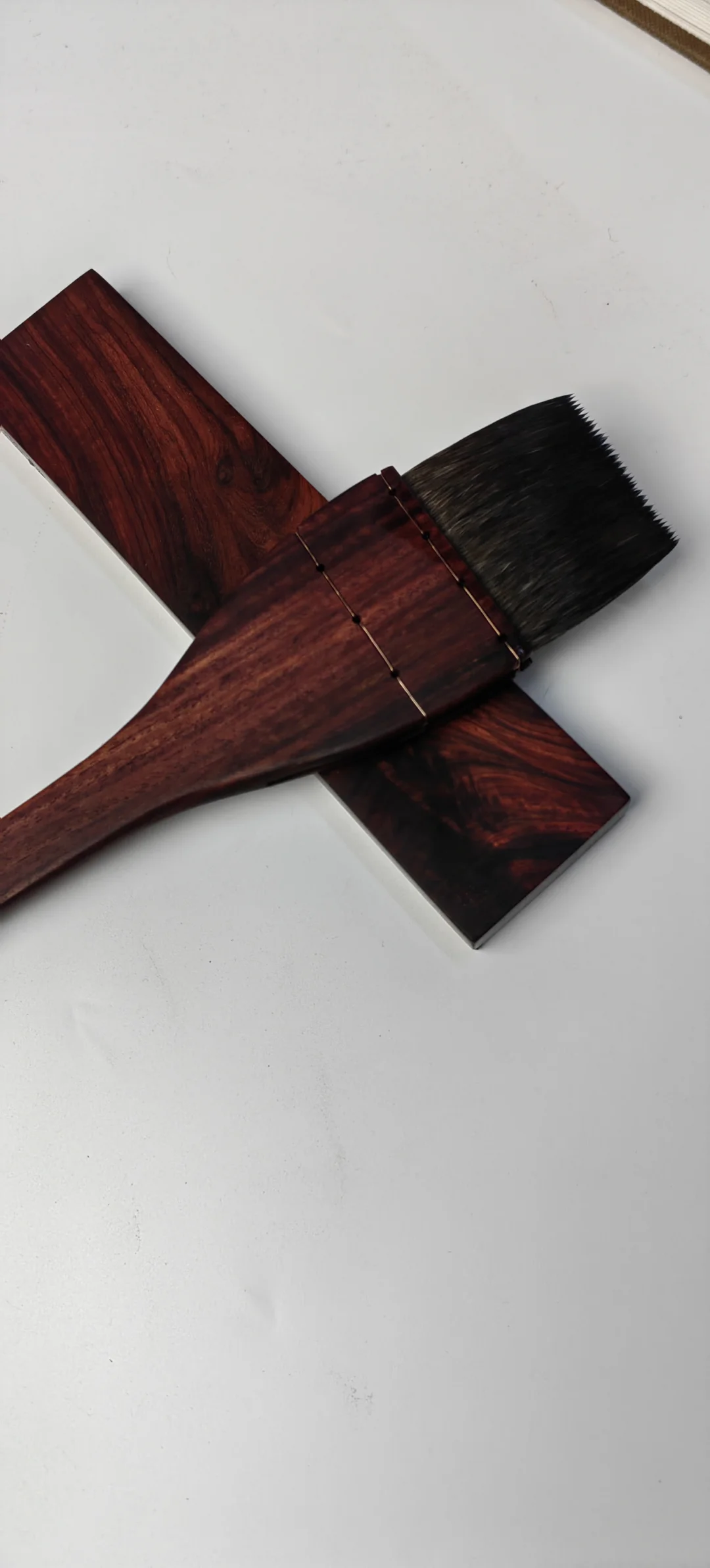 小叶紫檀灰鼠毛排刷