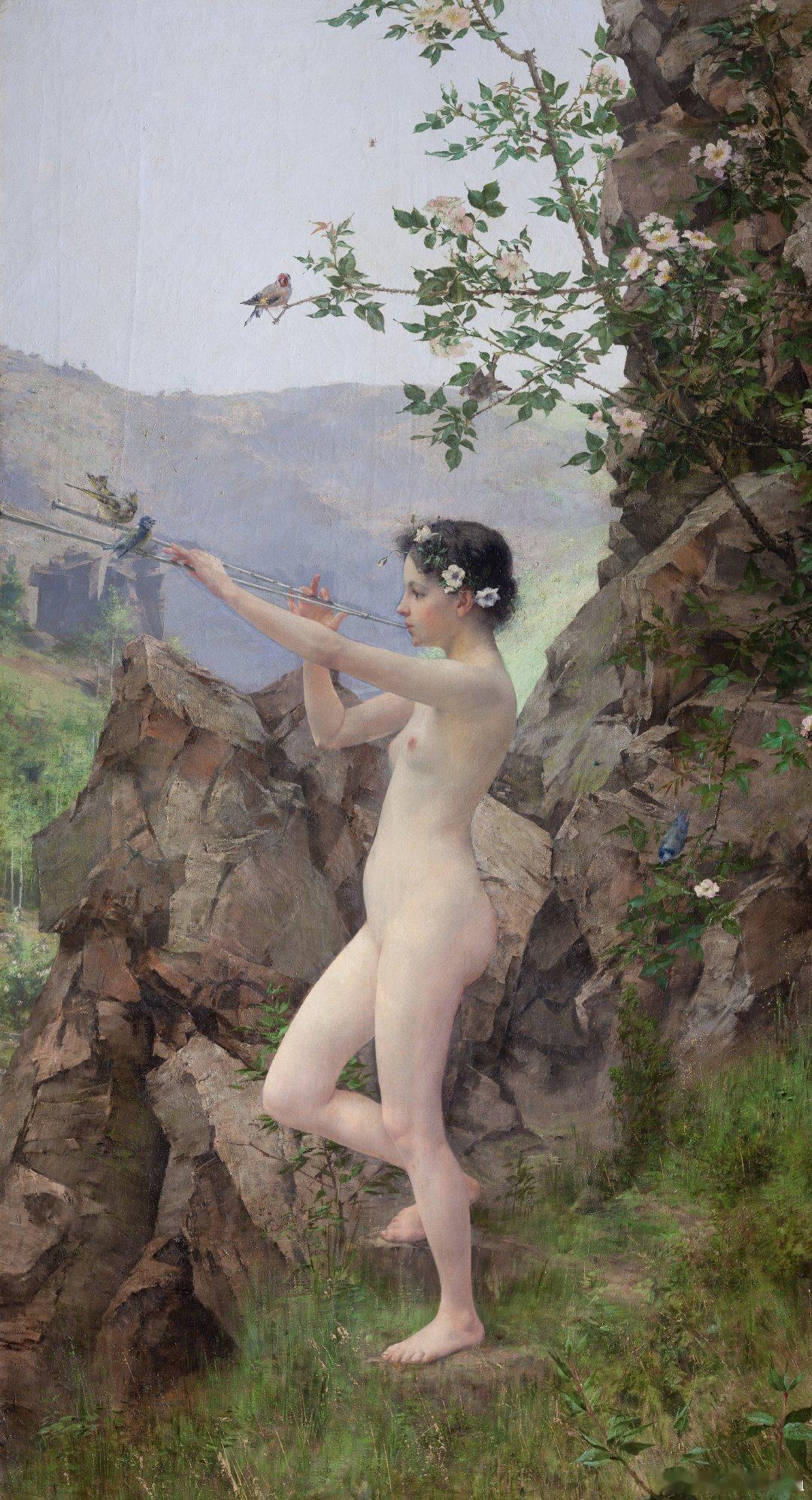 西洋历史文化鱼缸 捷克画家Vítězslav Karel Mašek (1865