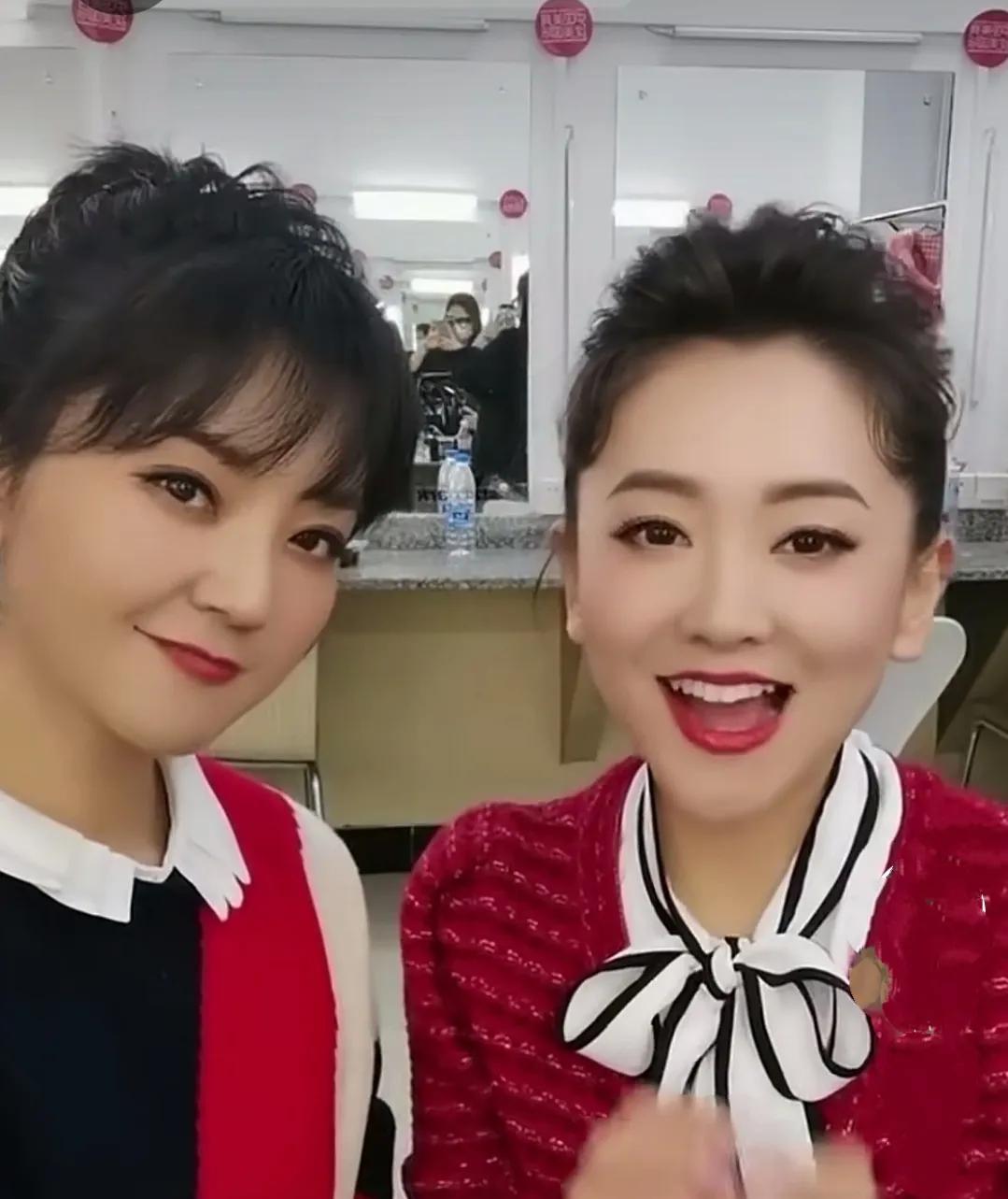 这两个都是主持人吧

怎么感觉傻傻分不清楚

两个人长的好像啊