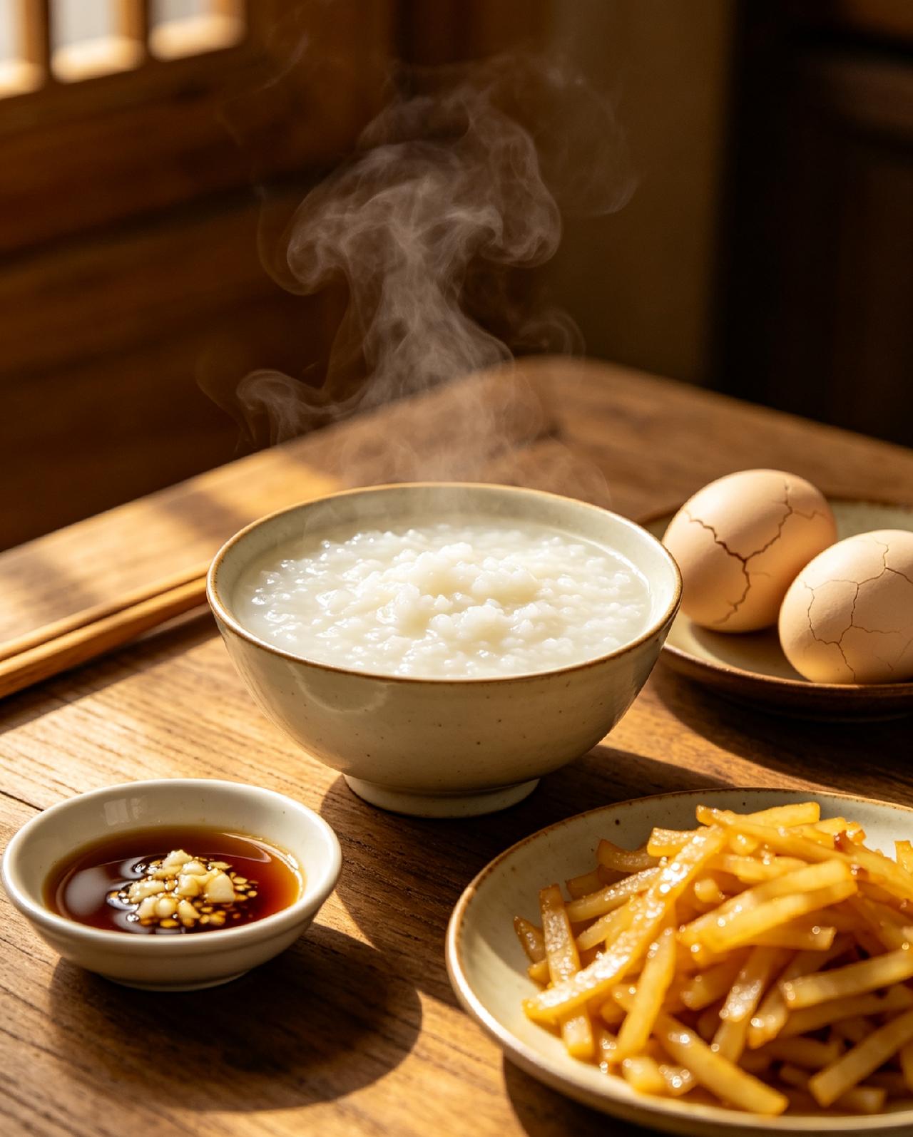 不上班的日子，凌晨四点多就醒，在床上翻来覆去再无睡意，干脆利落起身。

熬一锅稀
