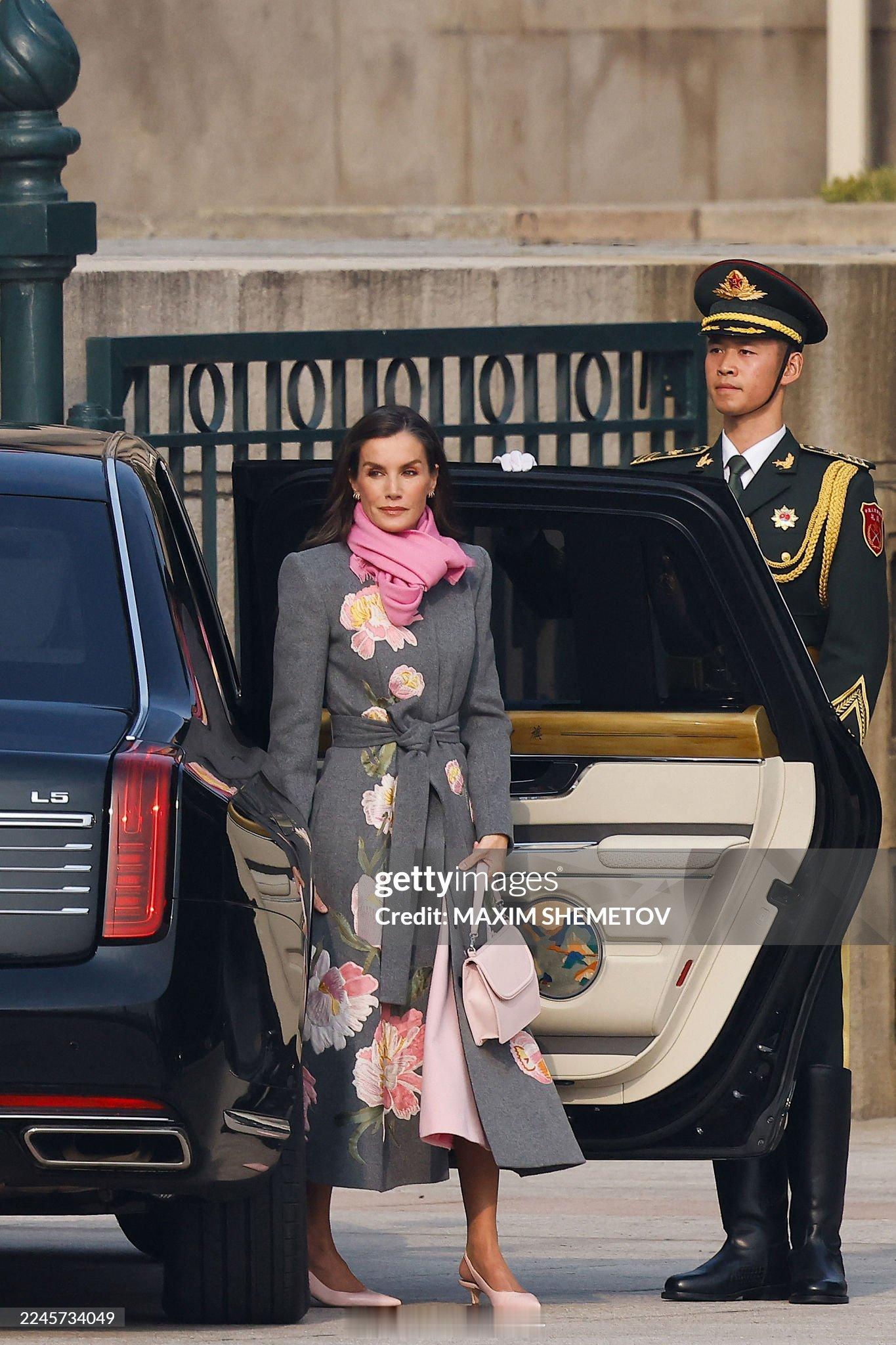 11.12 西班牙国事访问我国，第二天的欢迎仪式。小莱脚后跟不冷吗 